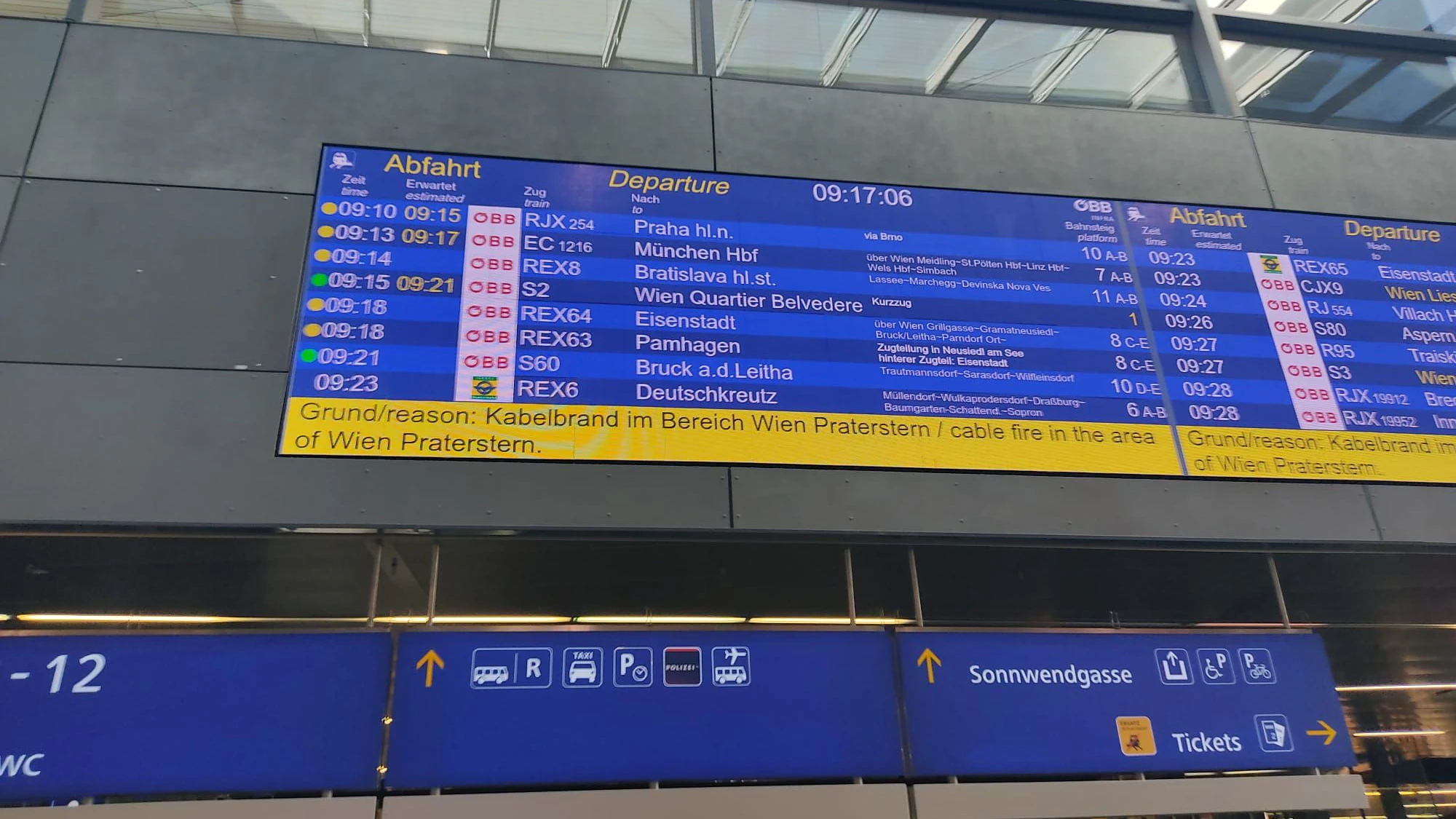 Heute.at - S-Bahn ausgefallen – Kabelbrand sorgt für Chaos in Wien