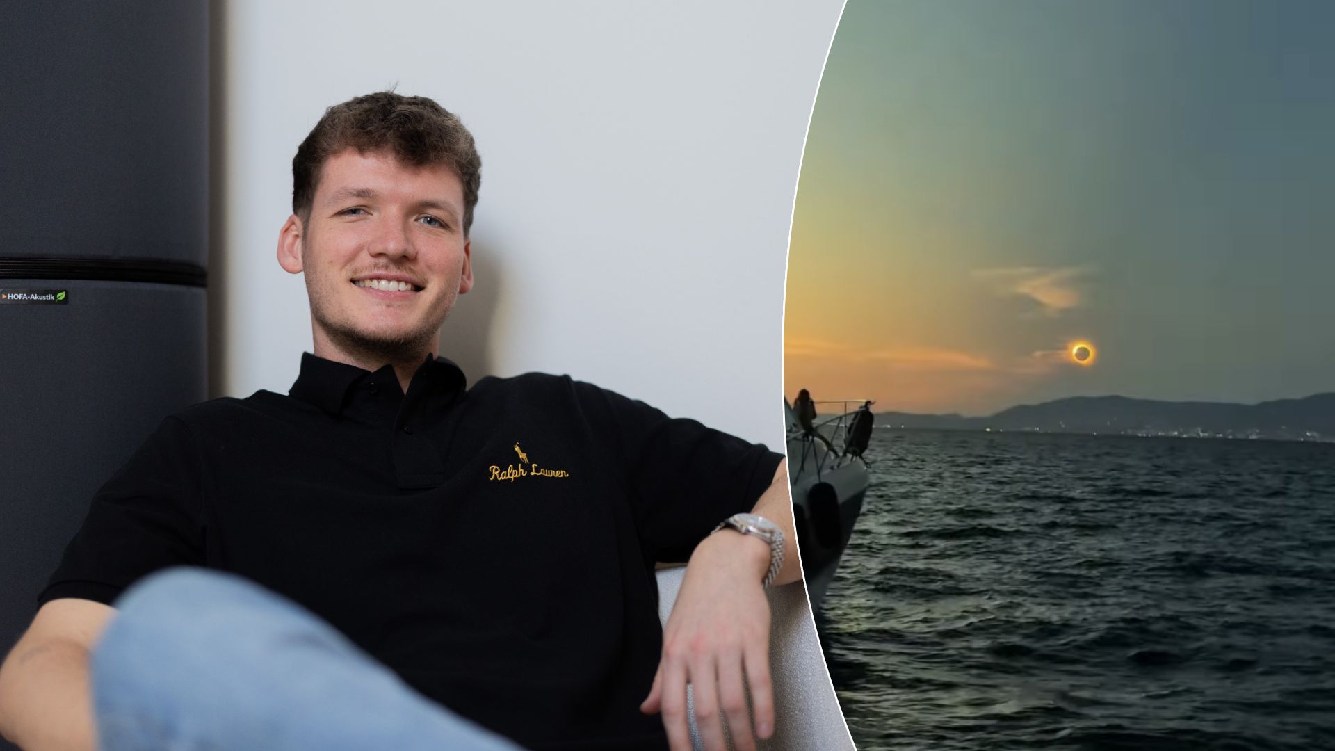 Julian Sommer hatte richtig Glück.