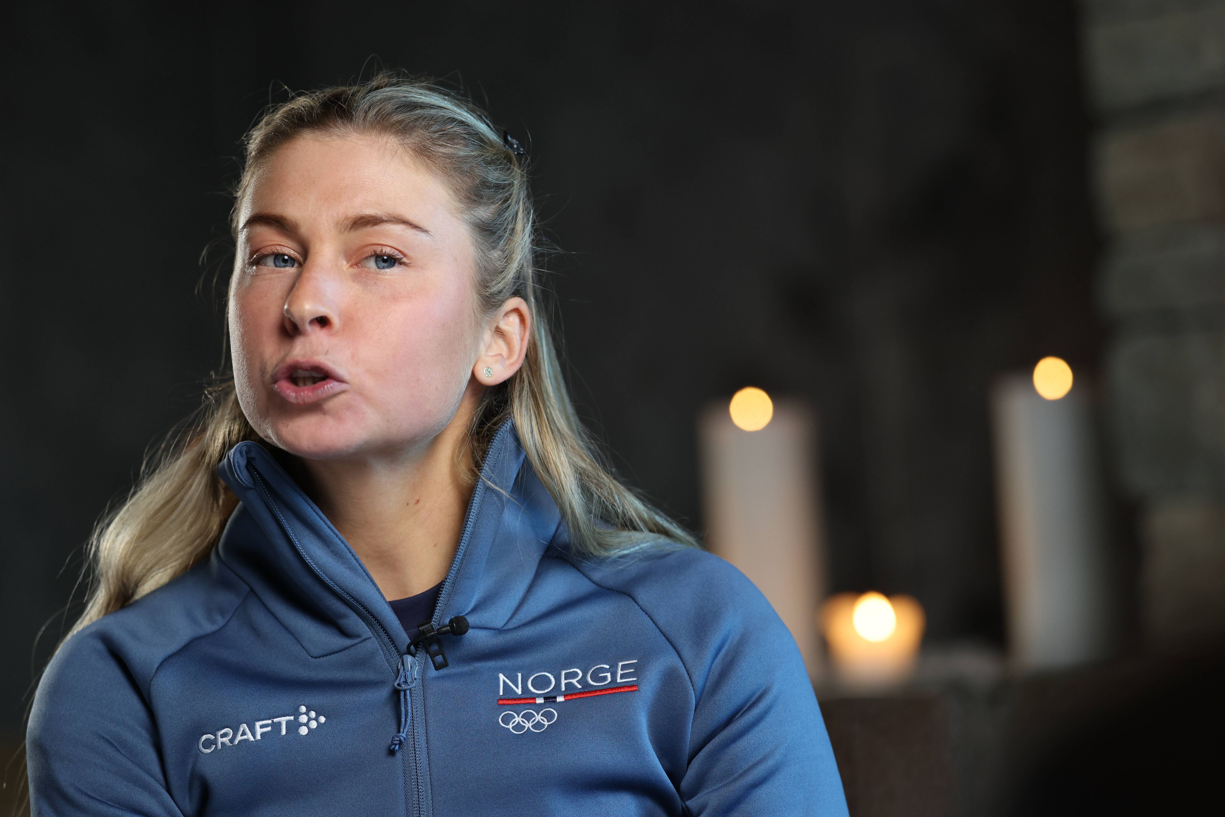 Ingrid Landmark Tandrevold nimmt an einer Reality-TV-Sendung teil. 