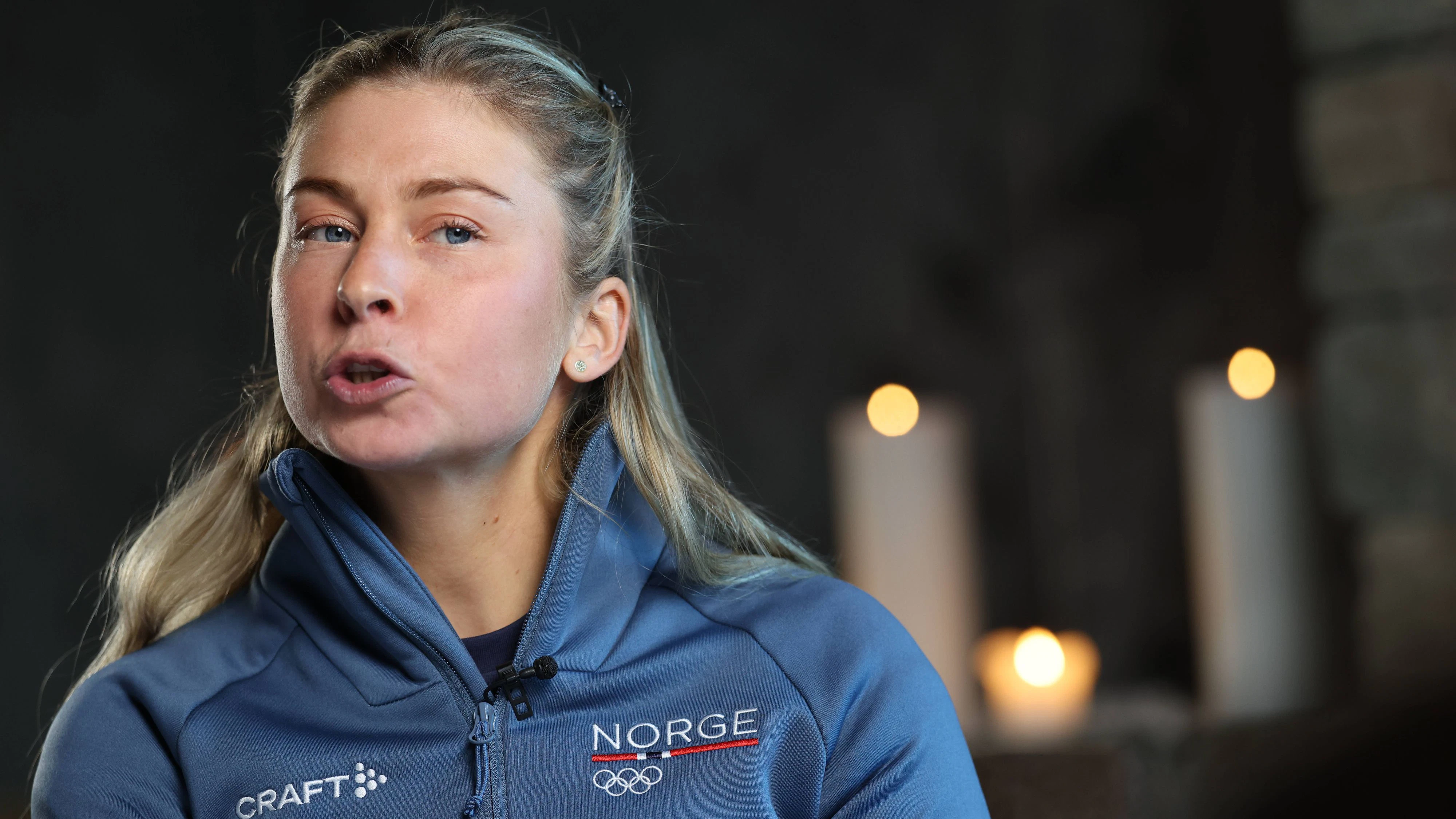 Ingrid Landmark Tandrevold nimmt an einer Reality-TV-Sendung teil. 