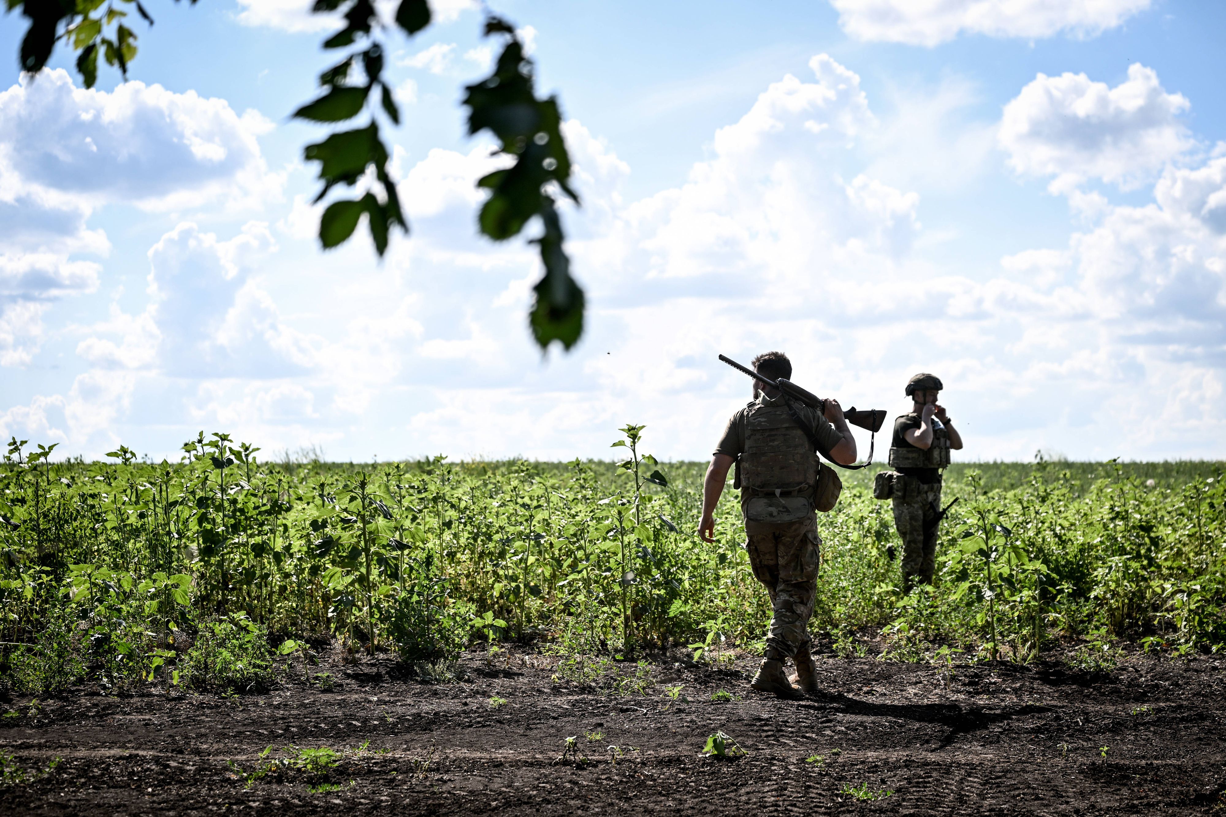 Die ukrainischen Soldaten riefen um Hilfe. (Symbolbild)
