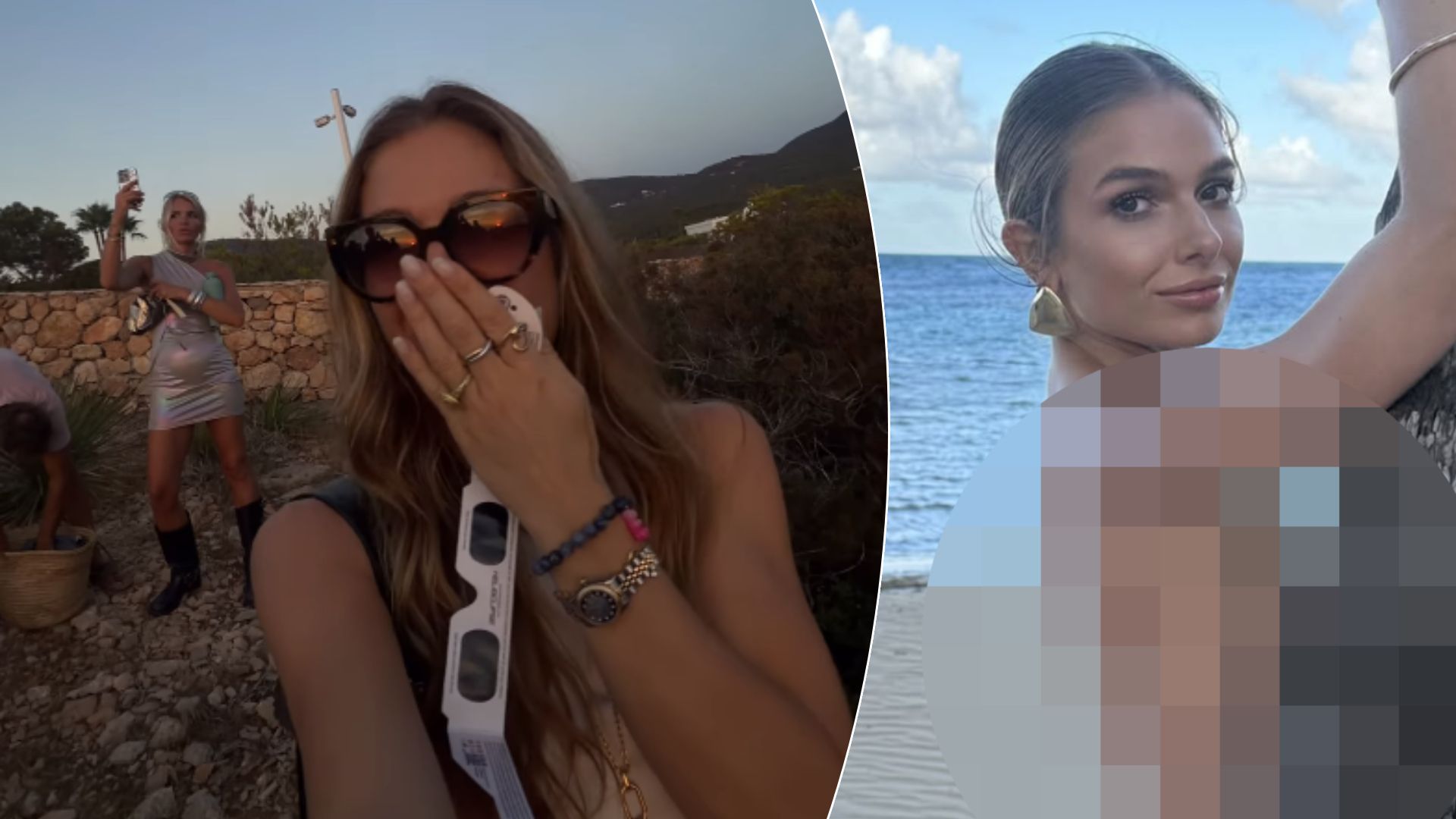 Lola Weippert zeigt sich oben ohne.