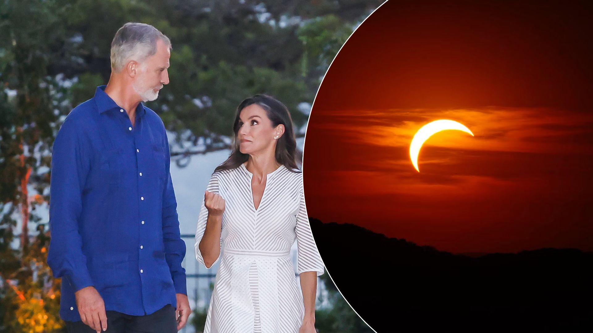 König Felipe wollte die Sonnenfinsternis unbedingt sehen.