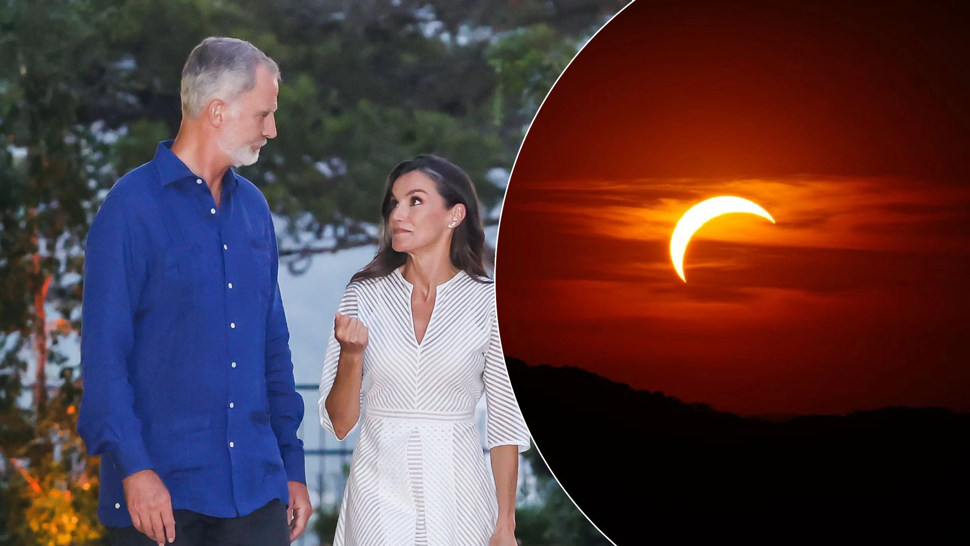 Heute.at - Für Sonnenfinsternis – König Felipe schickt Letizia weg