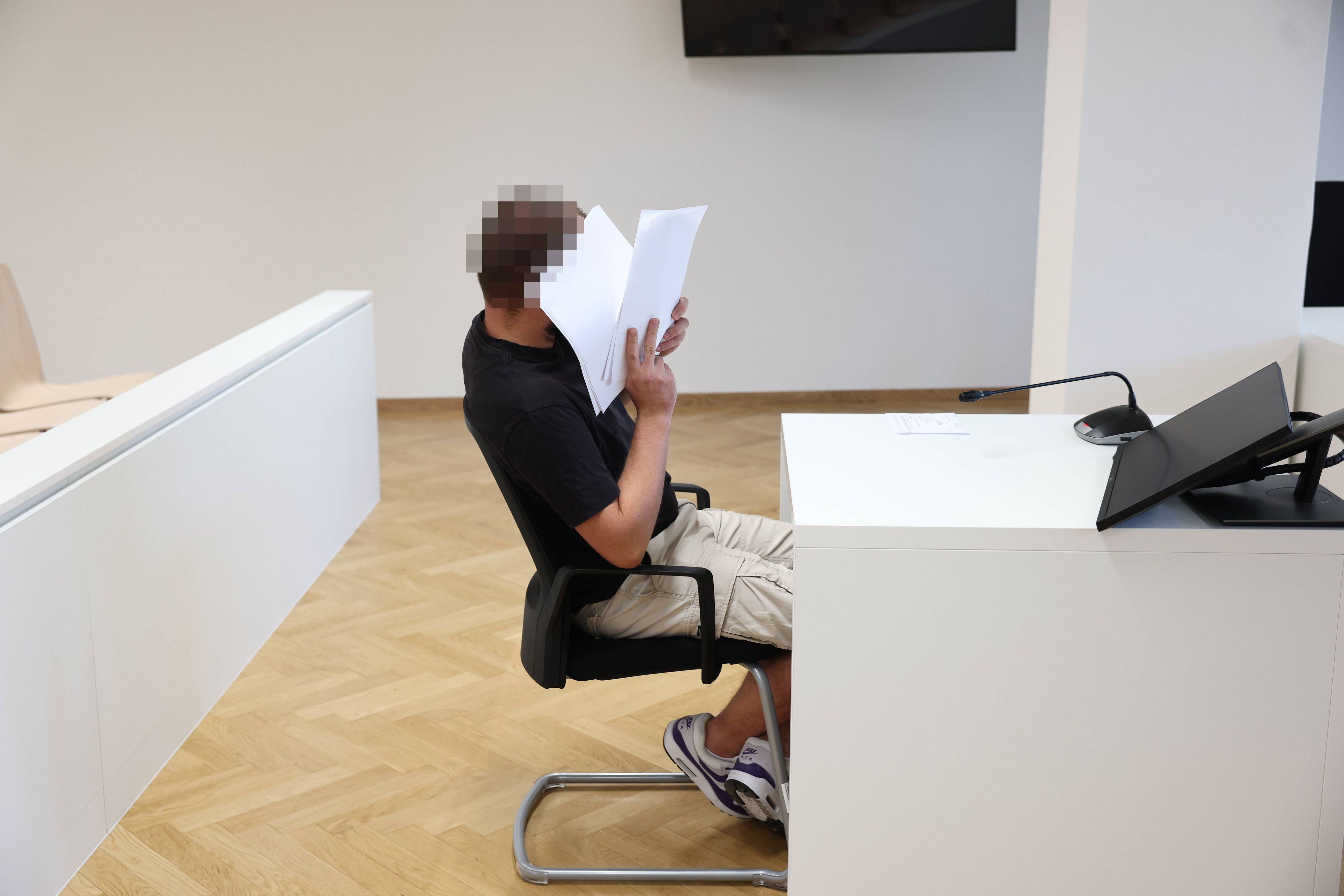 Der 25-jährige Angeklagte musste vor Gericht verantworten.