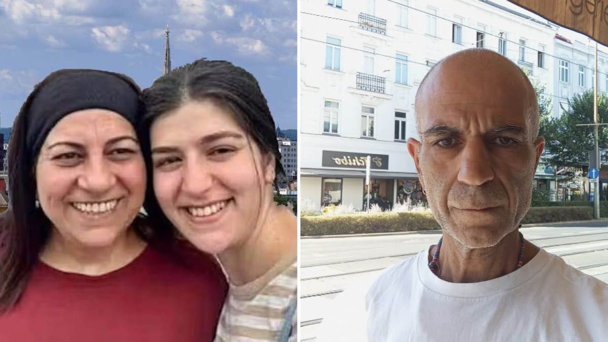 Ronen Yahalomi (r.) ist nach Wien gereist um bei der Suche nach Mali und Liel zu helfen.
