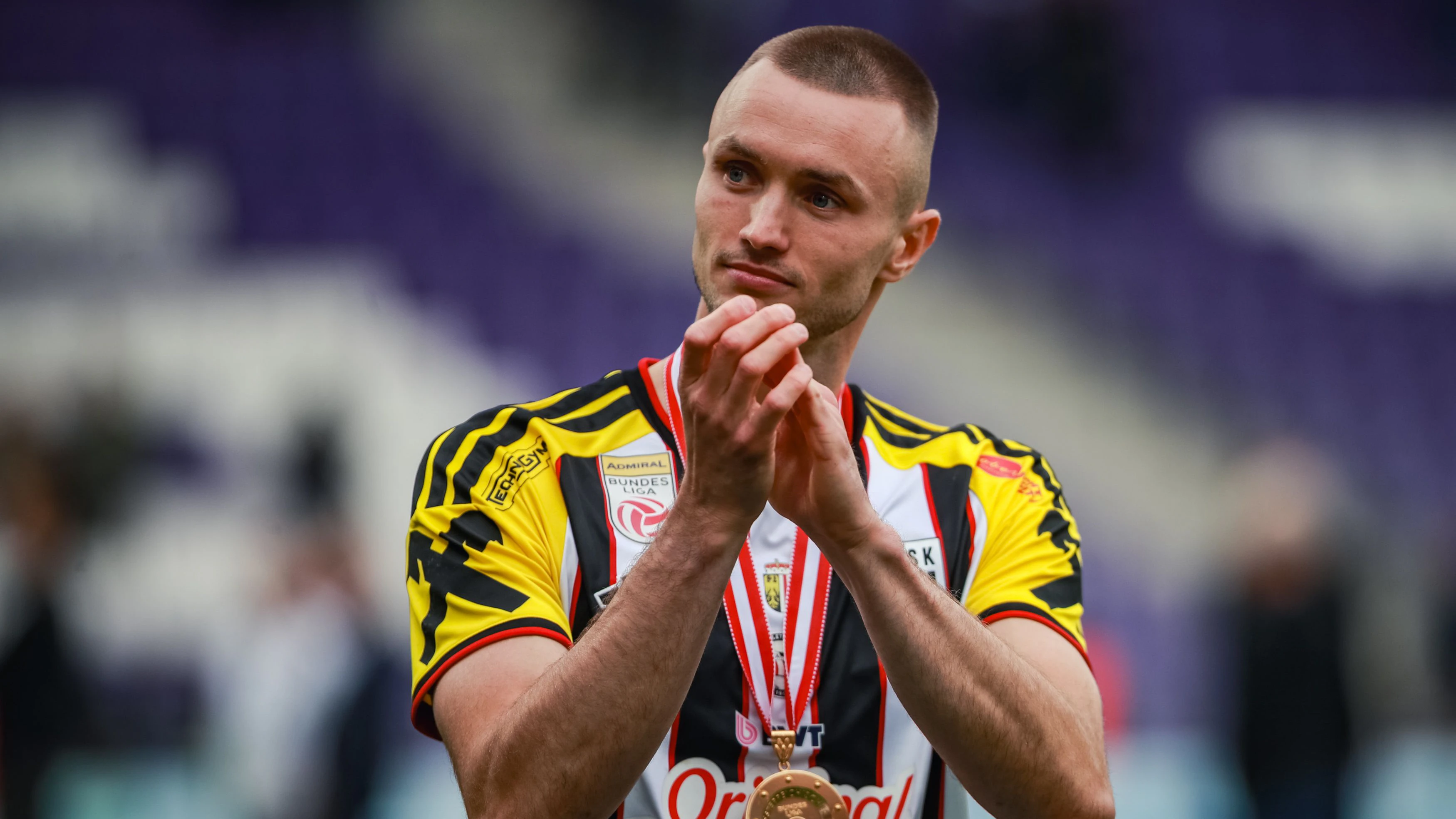 VIENNA,AUSTRIA,17.MAY.26 - SOCCER - ADMIRAL Bundesliga, championship group, FK Austria Wien vs Linzer ASK. Image shows Sasa Kalajdzic (LASK). Photo: GEPA pictures/ Manuel Binder