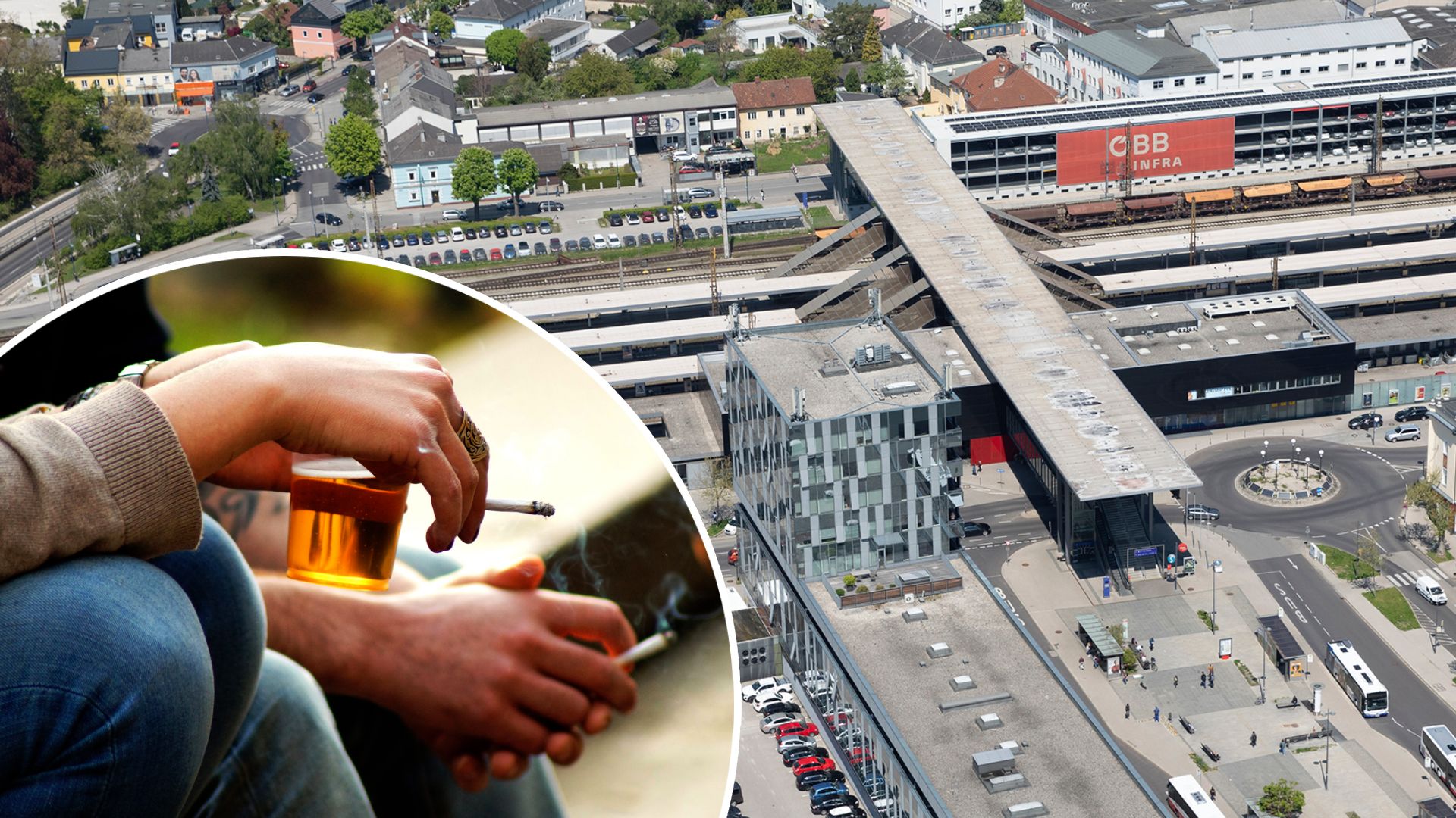 Die Welser FPÖ fordert, dass ein eventuelles Alkoholverbot am Hauptbahnhof auch 