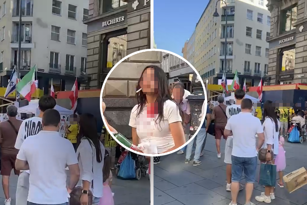 Heute.at - Streit bei Iran-Protest – Wienerin im Gesicht verletzt