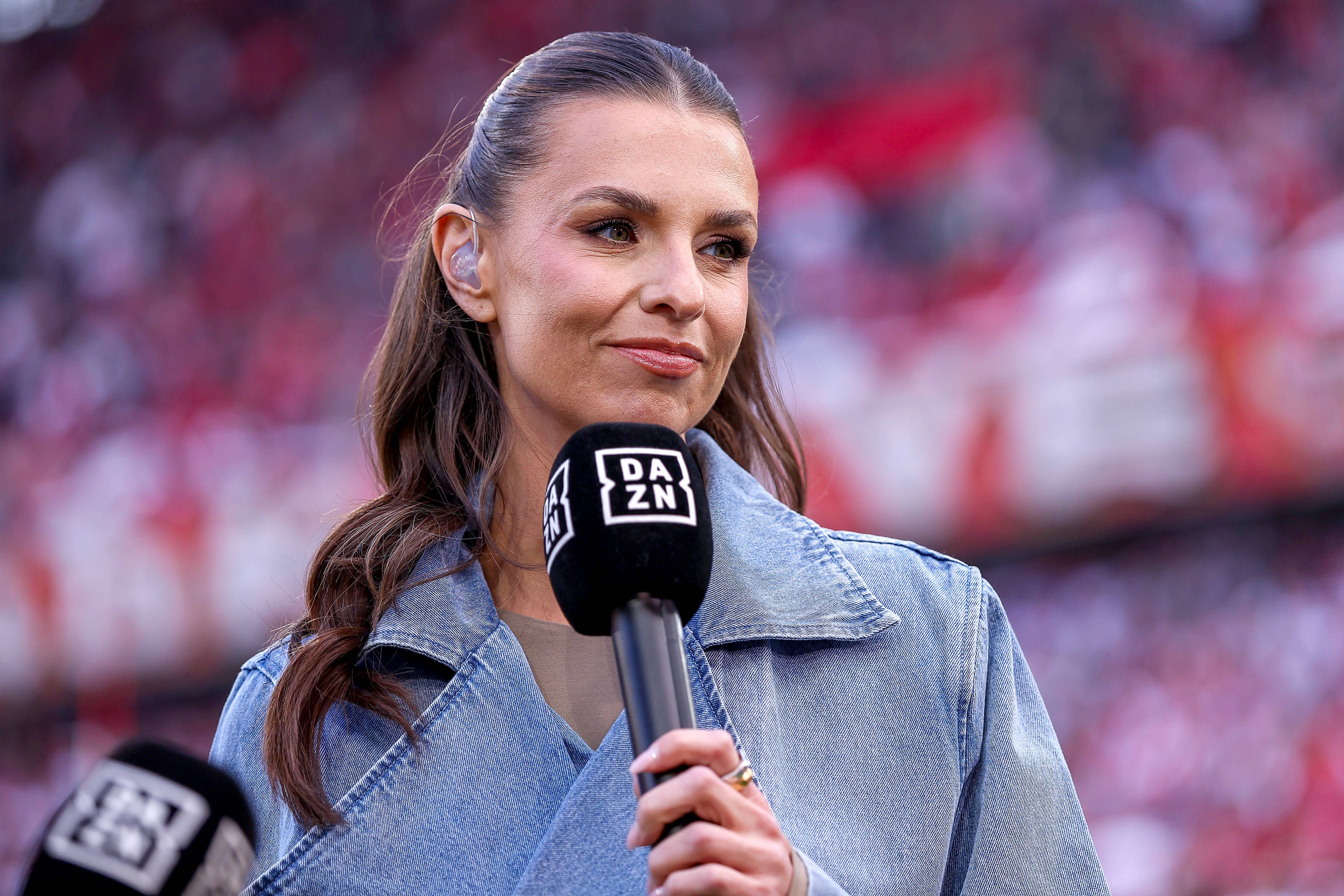 Die deutsche Star-Moderatorin Laura Wontorra. 