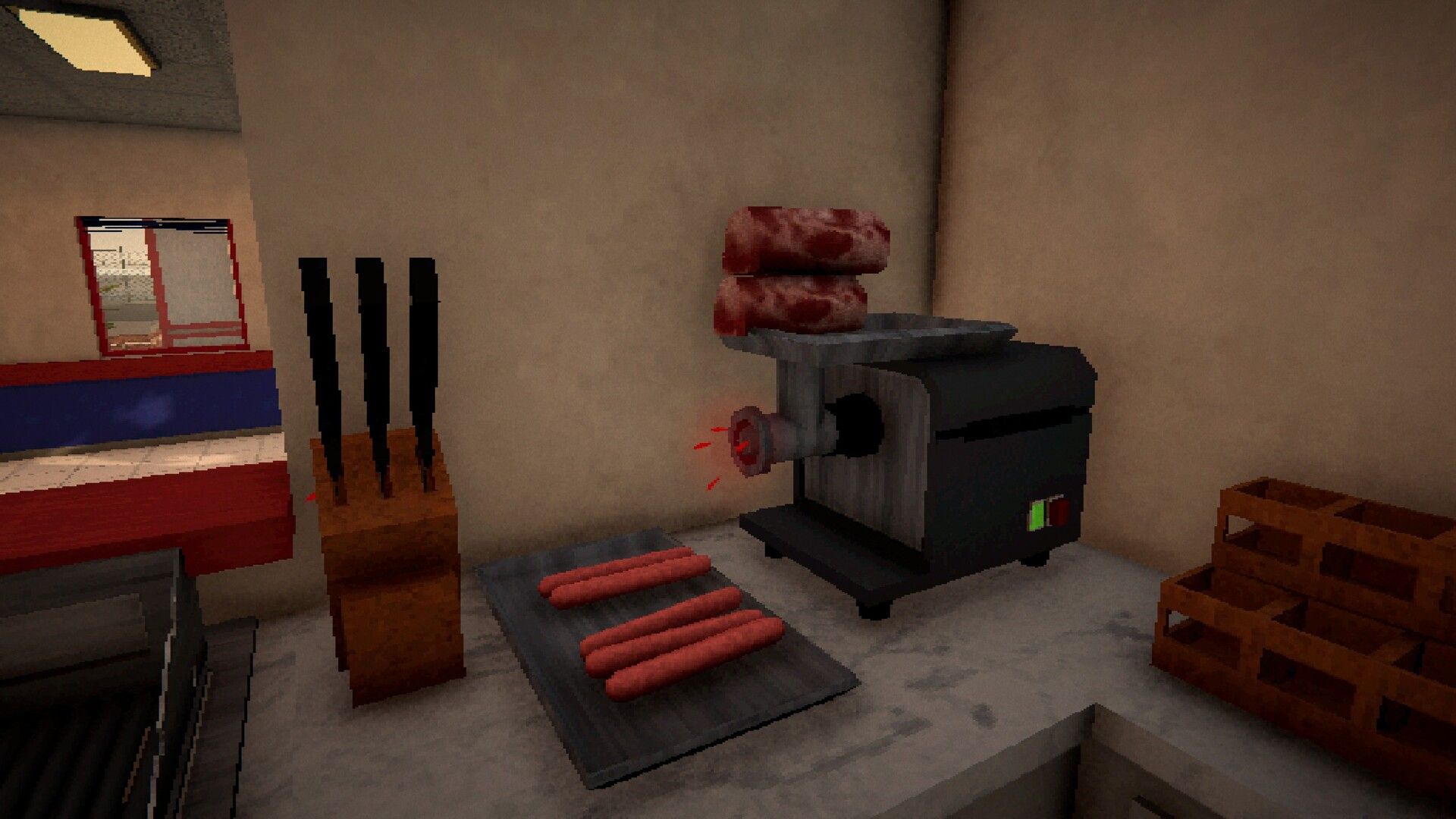 Wenn das Fleisch knapp wird, beginnt nachts die makabre Seite des Spiels.