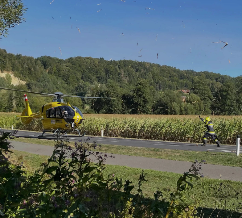 Für die Motorradfahrerin kam leider jede Hilfe zu spät.