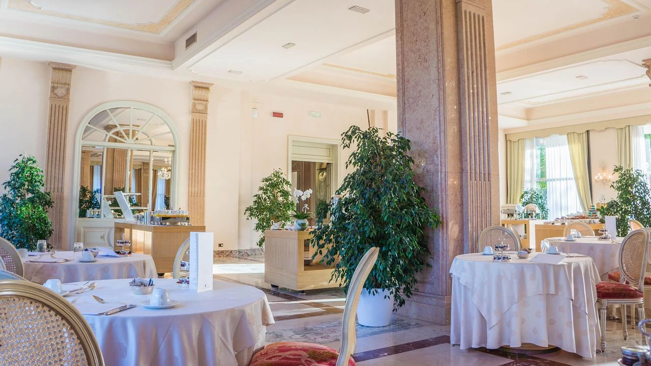 Luxus-Restaurant in der Toskana