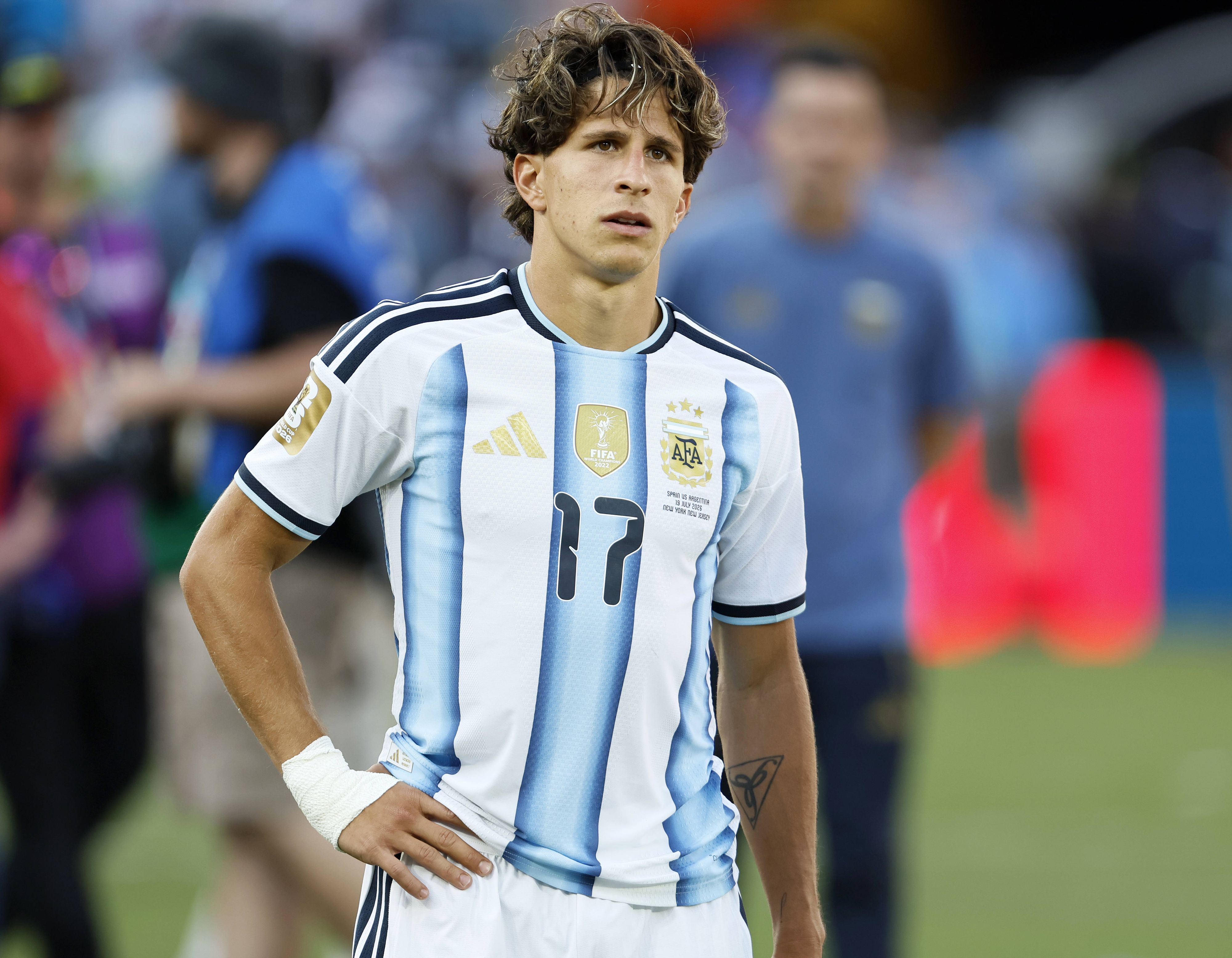 Argentiniens Teamspieler Giuliano Simeone. 