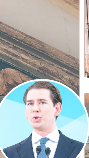 Sebastian Kurz: In Venedig entdeckt ein Urlauber eine Engelsfigur mit verblüffender Ähnlichkeit zum Ex-Kanzler – kurioser Fund in Kapelle.