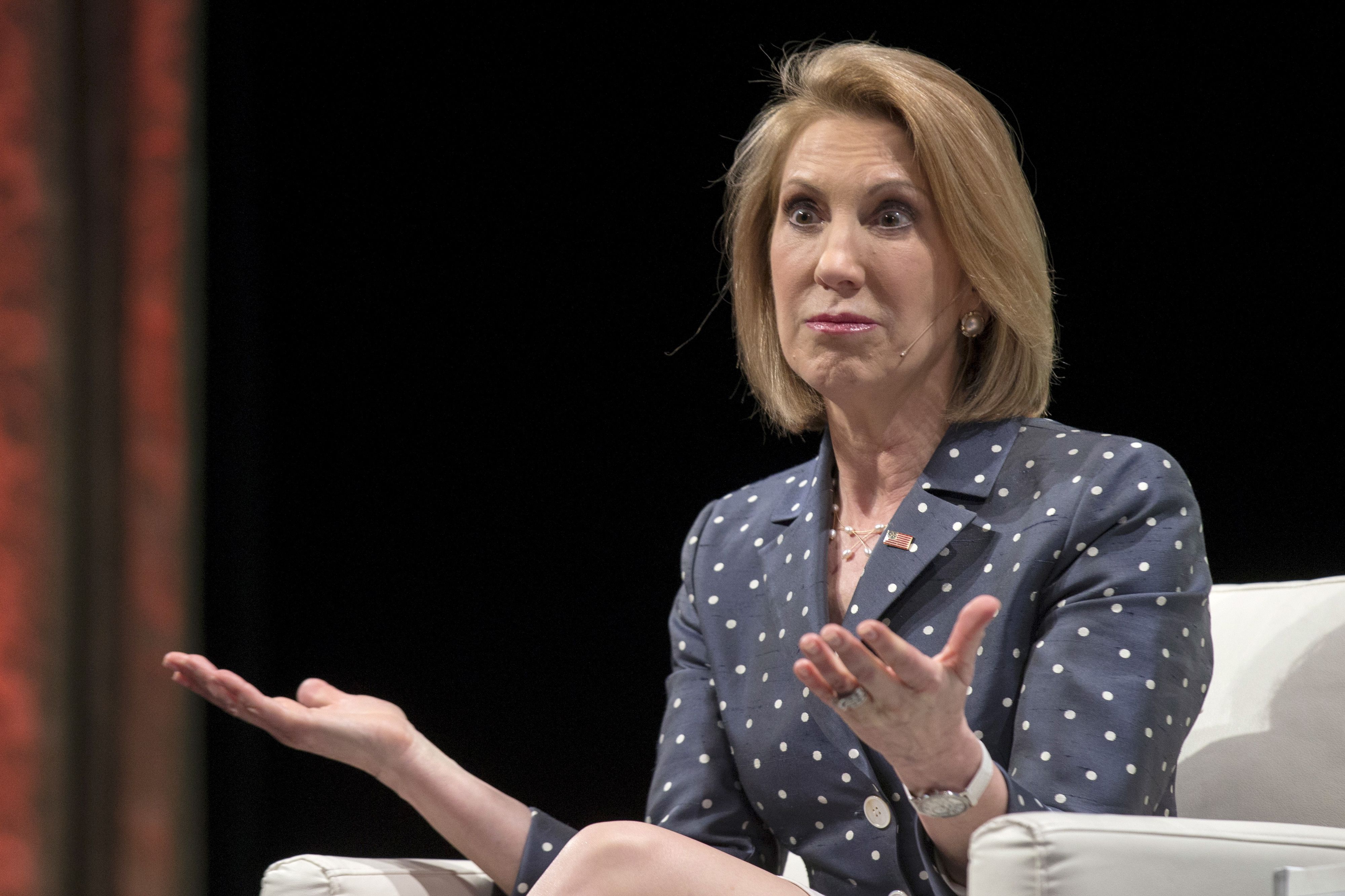 Ex-HP-Co-Chefin Carly Fiorina halbierte den Konzernwert – und ging mit 21 Millionen Dollar Abfindung.