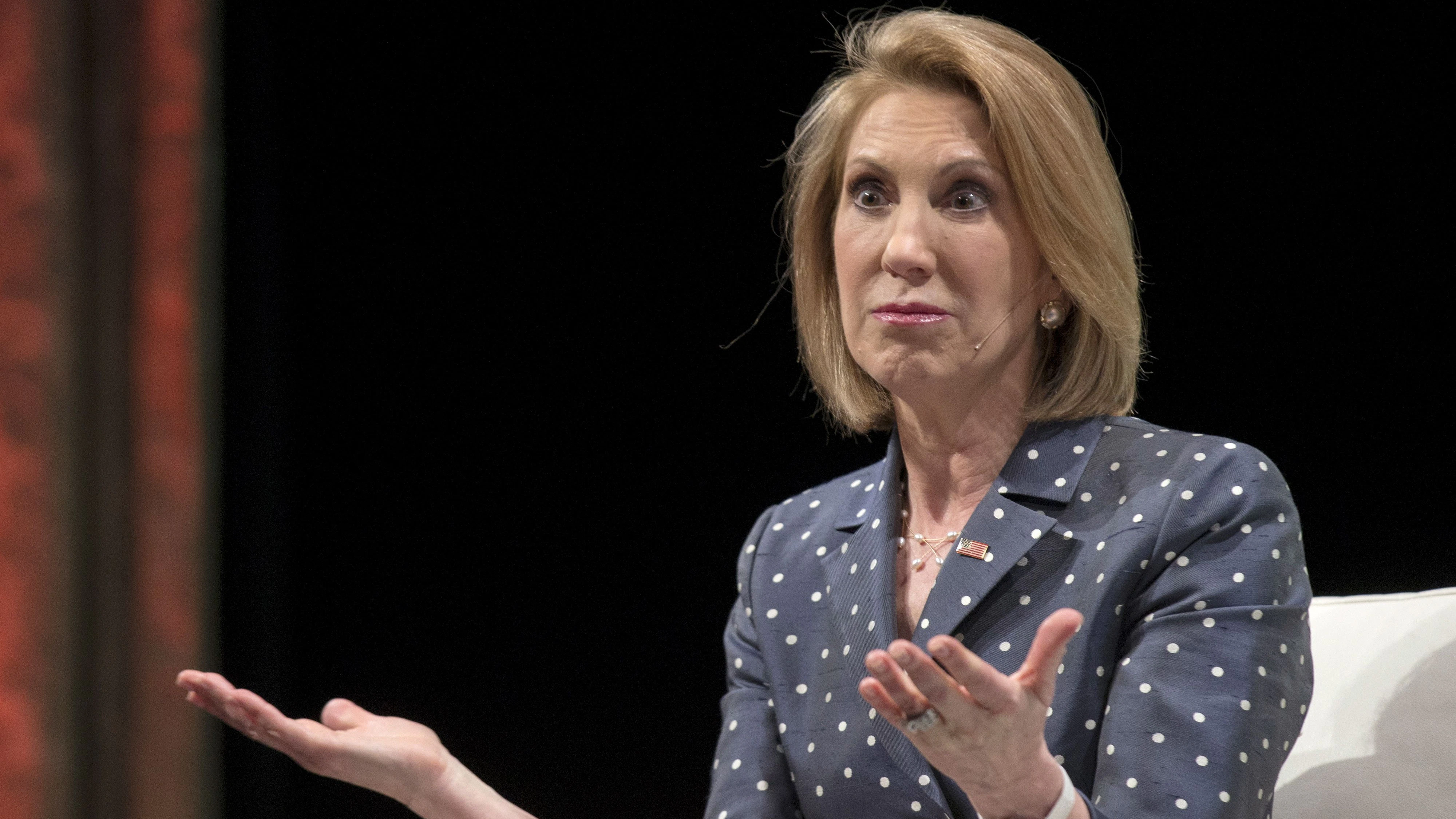 Ex-HP-Co-Chefin Carly Fiorina halbierte den Konzernwert – und ging mit 21 Millionen Dollar Abfindung.