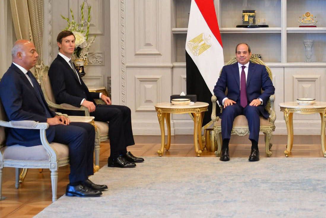 Jared Kushner in Ägypten mit Präsident Abdel Fattah al-Sisi.