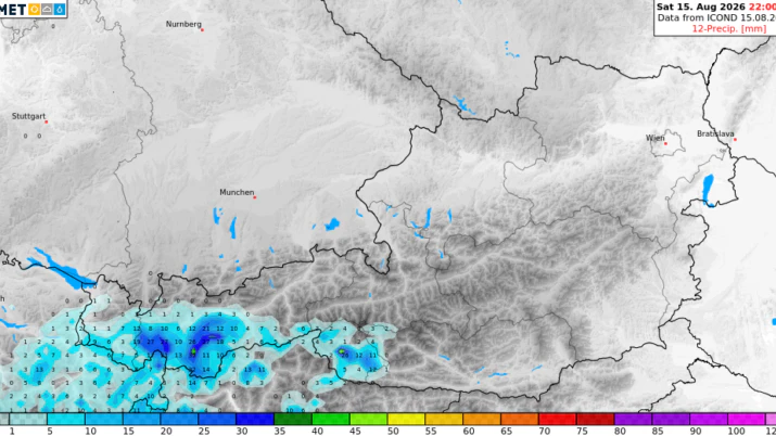 In den kommenden Stunden gehen im westlichen Bergland lokale Hitzegewitter nieder.