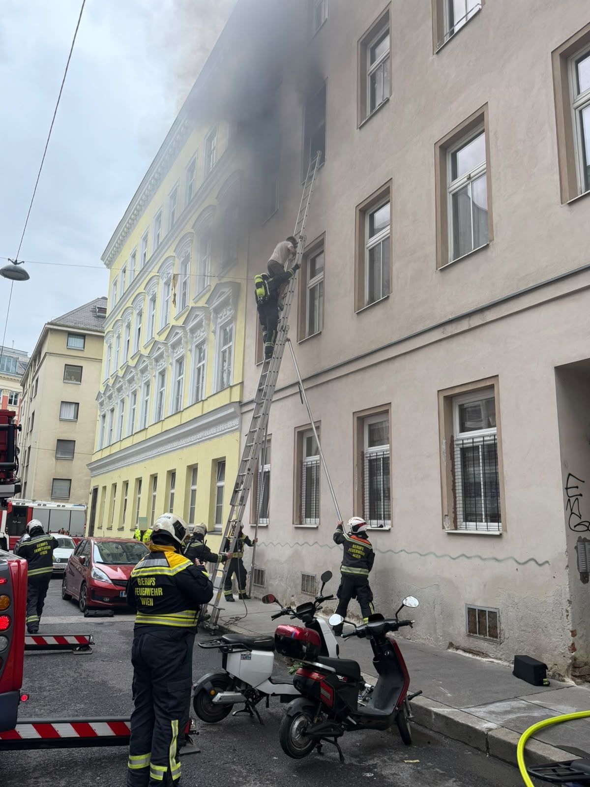 Die Feuerwehr konnte den Brand löschen.