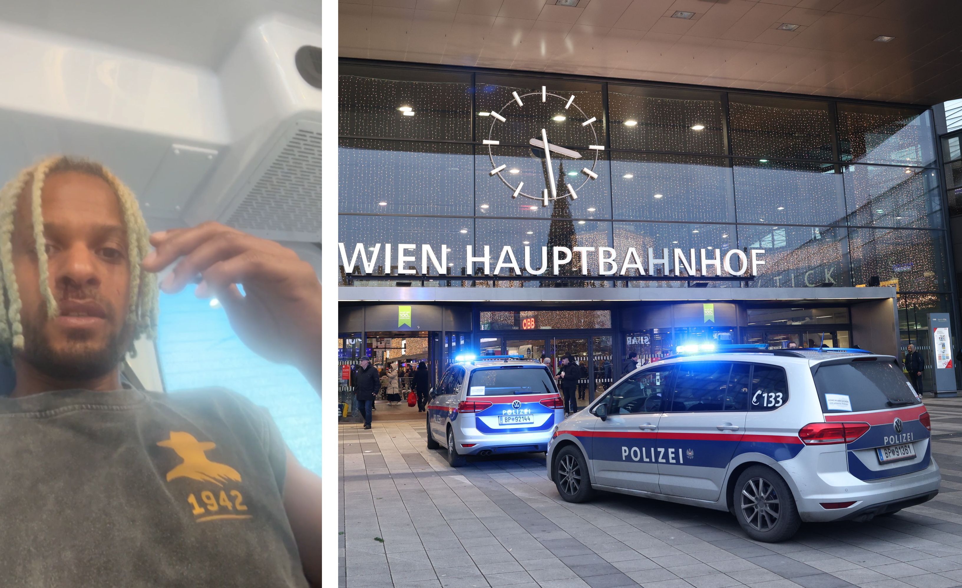 Die Attacke spielte sich am Wiener Hauptbahnhof ab.