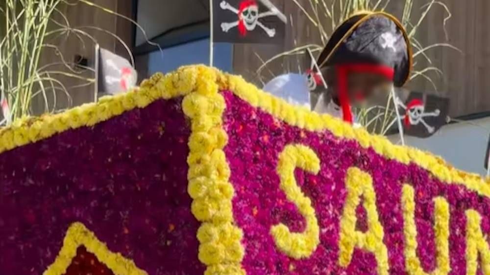 Eine Besucherin zeigte sich nach dem Blumencorso empört.