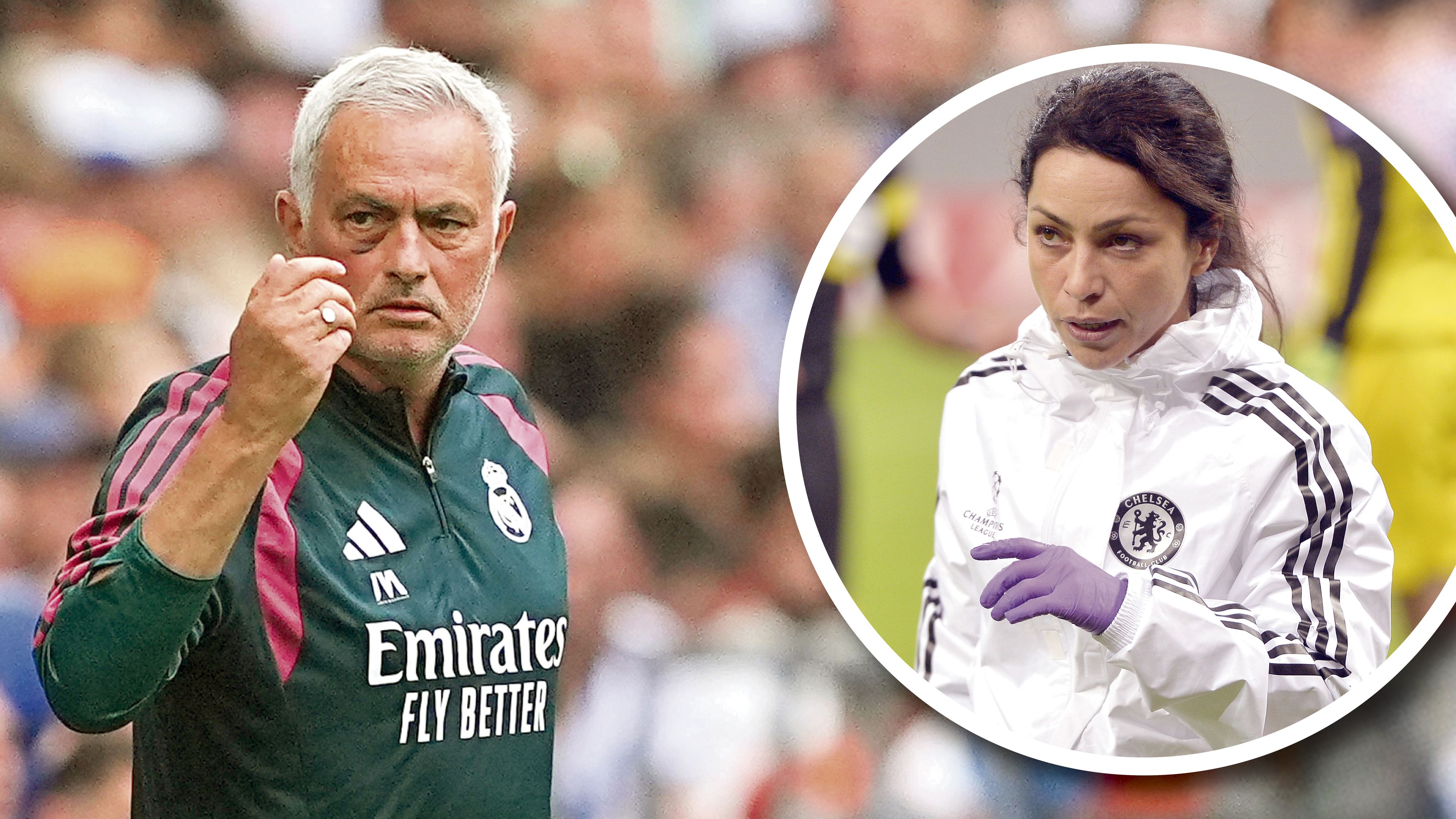 Jose Mourinho und die ehemalige Chelsea-Ärztin Eva Carneiro