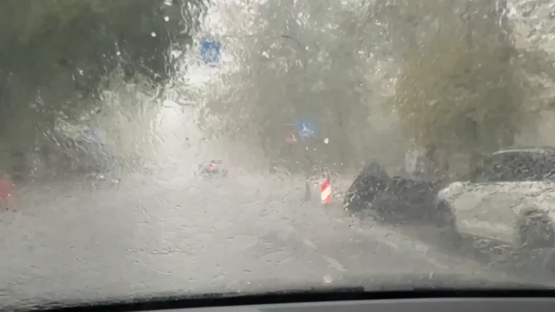Heute.at - Kräftiges Unwetter sorgt für massiven Temperatursturz