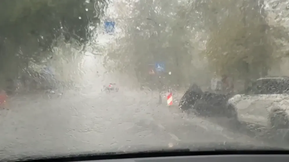 Heute.at - Kräftiges Unwetter sorgt für massiven Temperatursturz