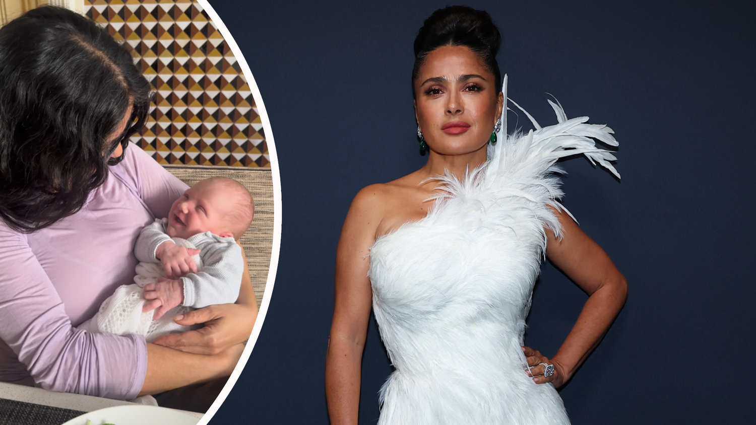 Salma Hayek ist zum ersten Mal Oma geworden.
