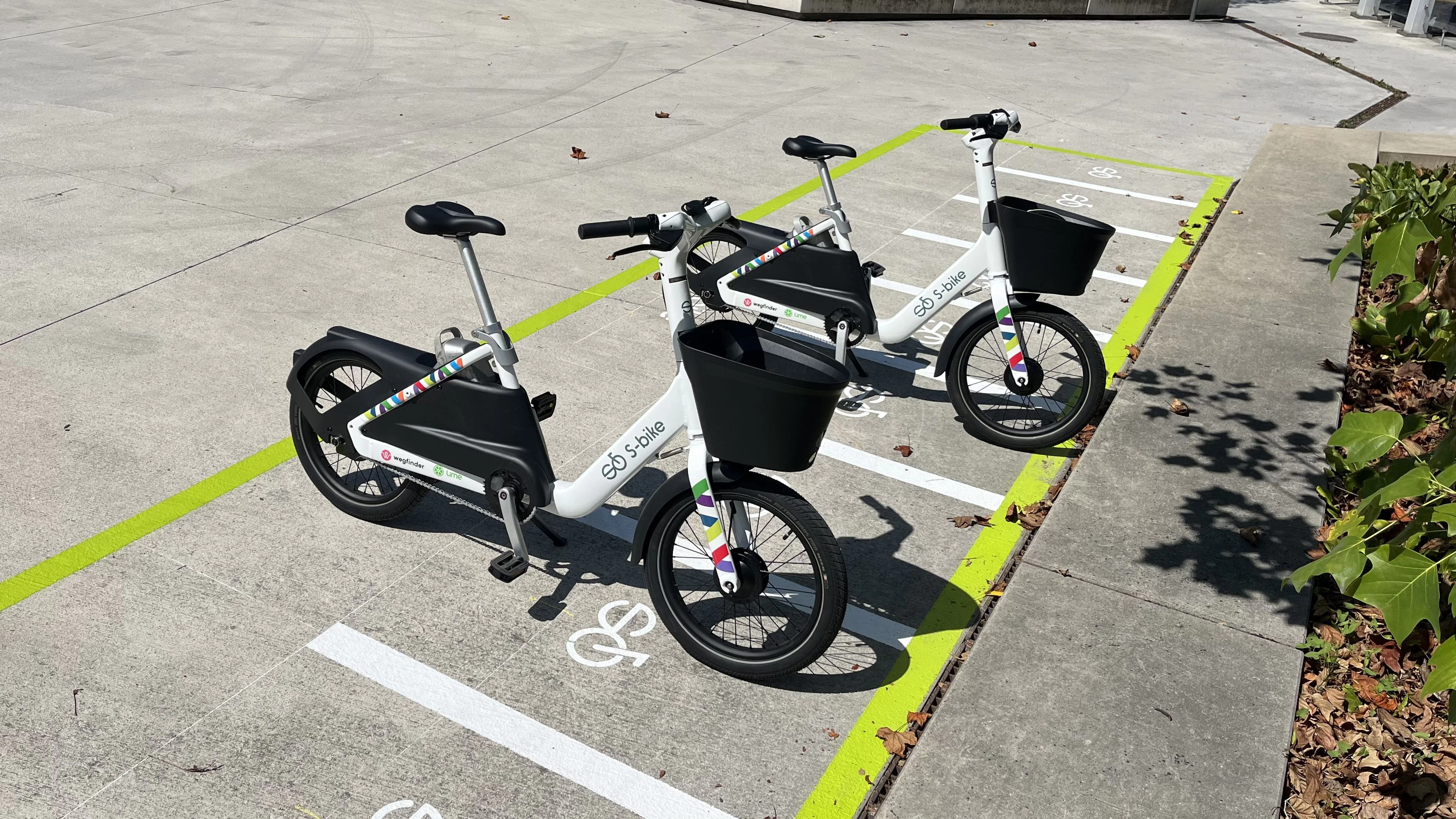  Eine S-Bike-Station im Stadtteil Riedenburg. 