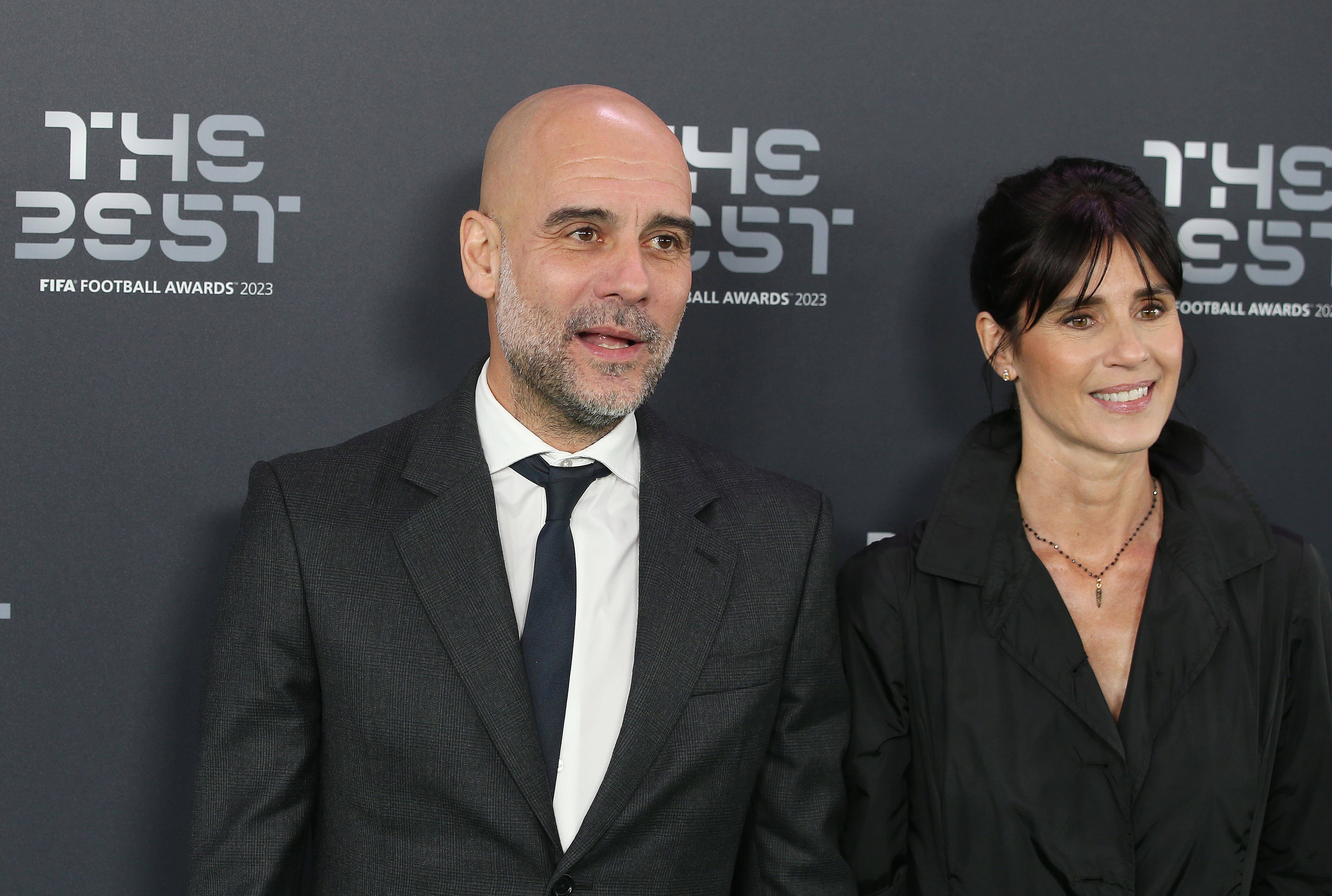 Pep Guardiola und seine nunmehrige Ex-Frau Cristina.