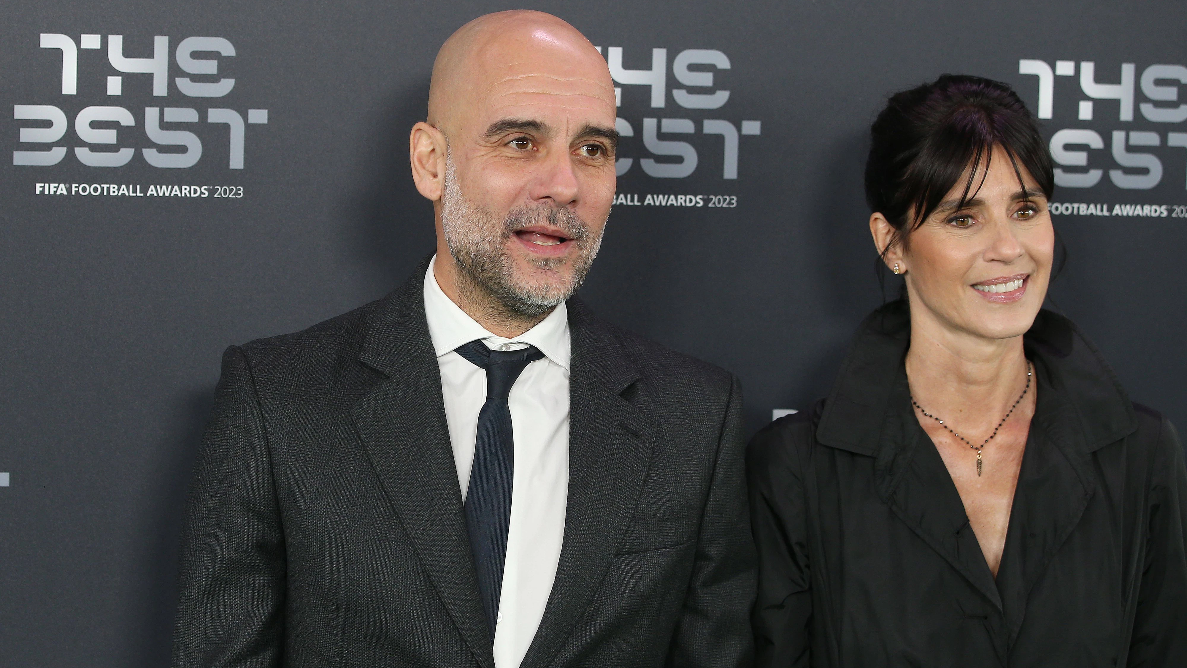 - The Best FIFA Awards 2023, The Eventim Apollo, Hammersmith, London, UK - 15th January 2024. Pep Guardiola and his wife Cristina Serra have reportedly split after 30 years together pictures here at The FIFA Best Awards in London. - The Best FIFA Awards 2023, The Eventim Apollo, Hammersmith, London, UK - 15th January 2024. Hammersmith The Eventim Apollo UK Copyright: xDanxWeirx CP_Pep_Wife_Best_Awards_07