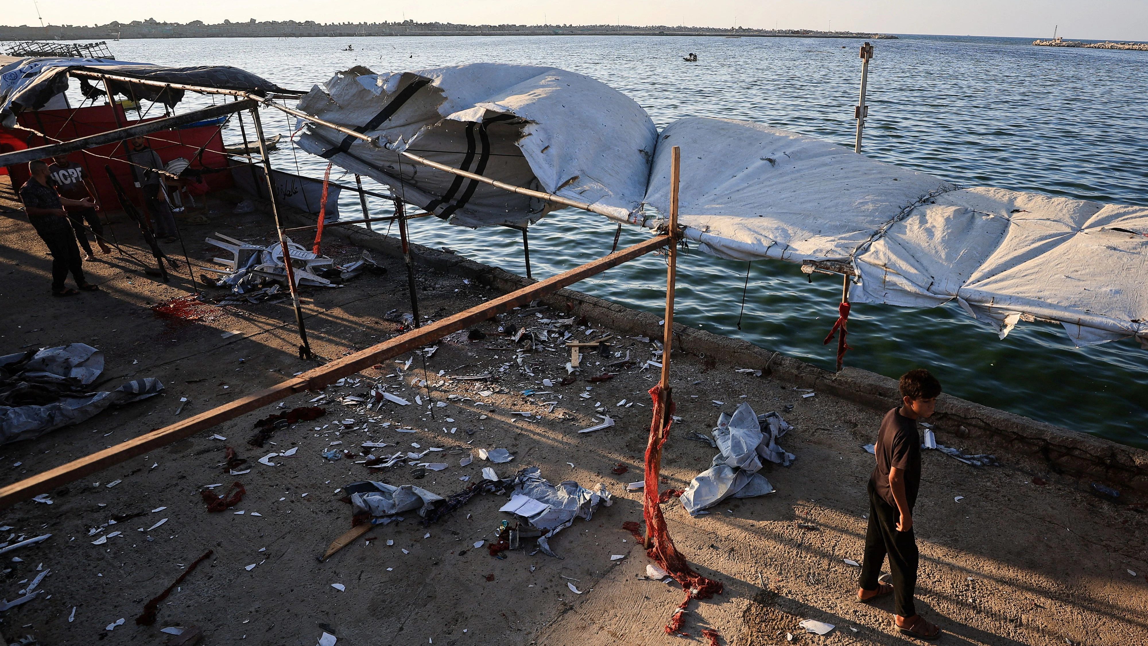 Heute.at - Sechs Tote bei israelischem Luftangriff auf Gaza-Hafen