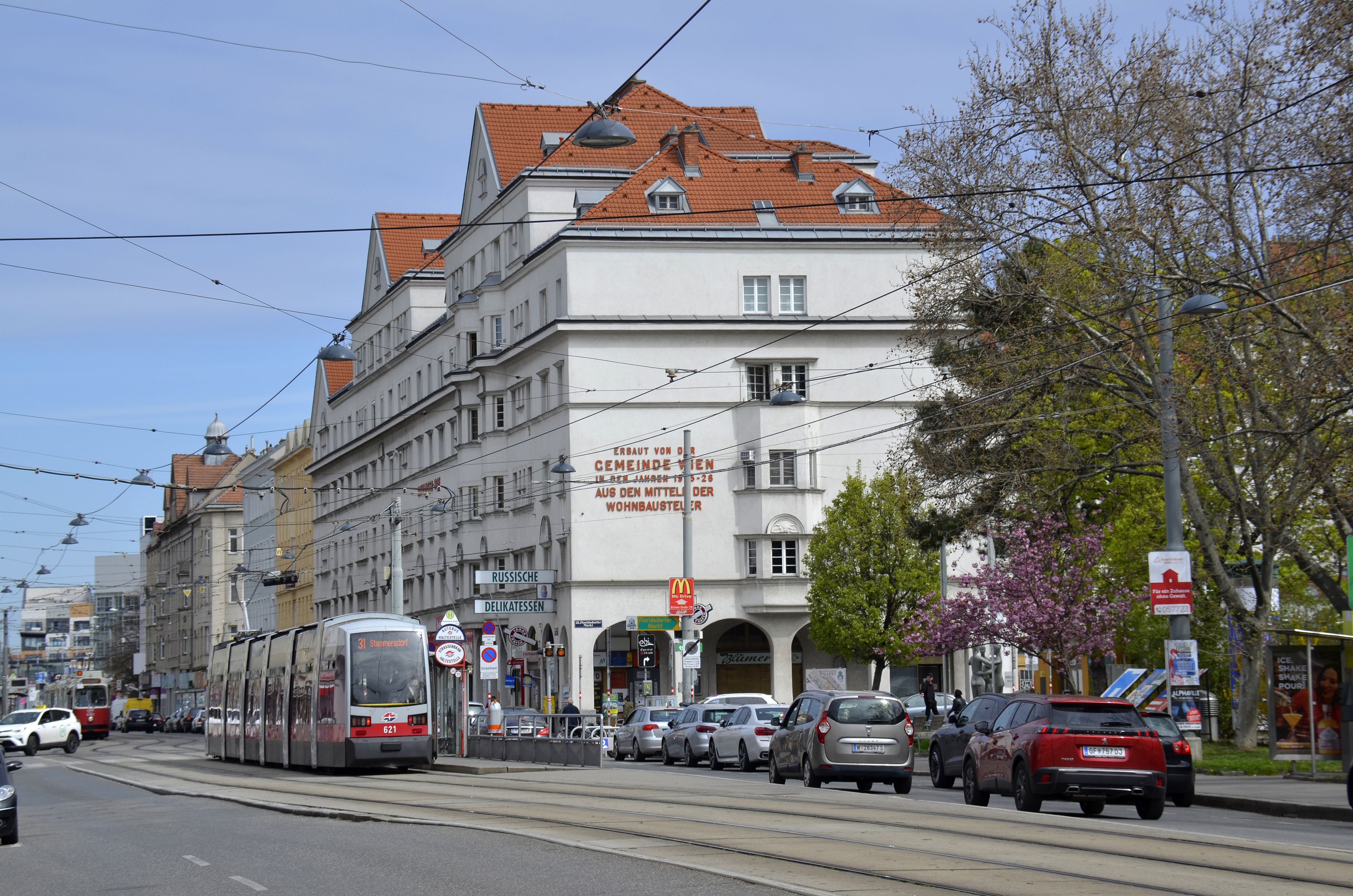 Auf der Brünner Straße wird es in der nächsten Zeit öfters Stau geben.