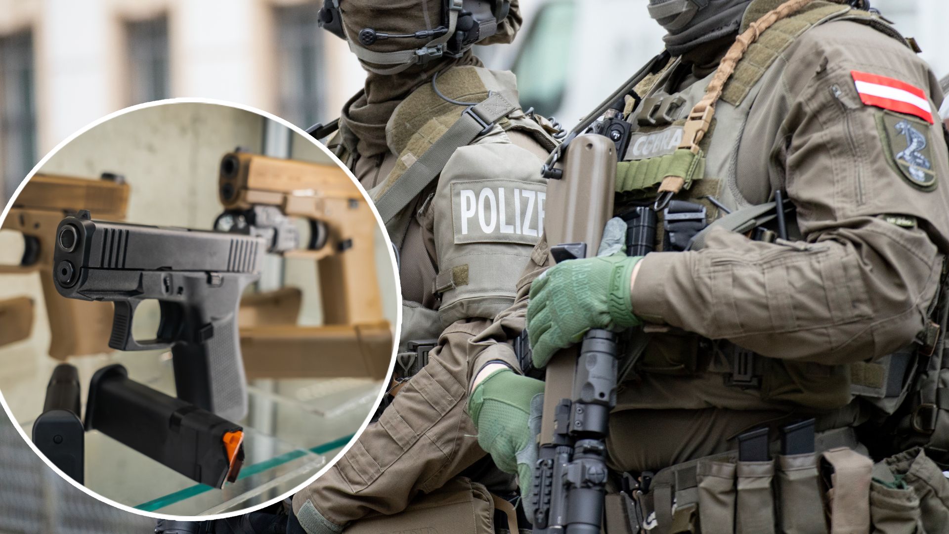 Auch die Cobra war nach dem Einbruch in das Waffengeschäft am Montag im Einsatz. (Symbolbild)