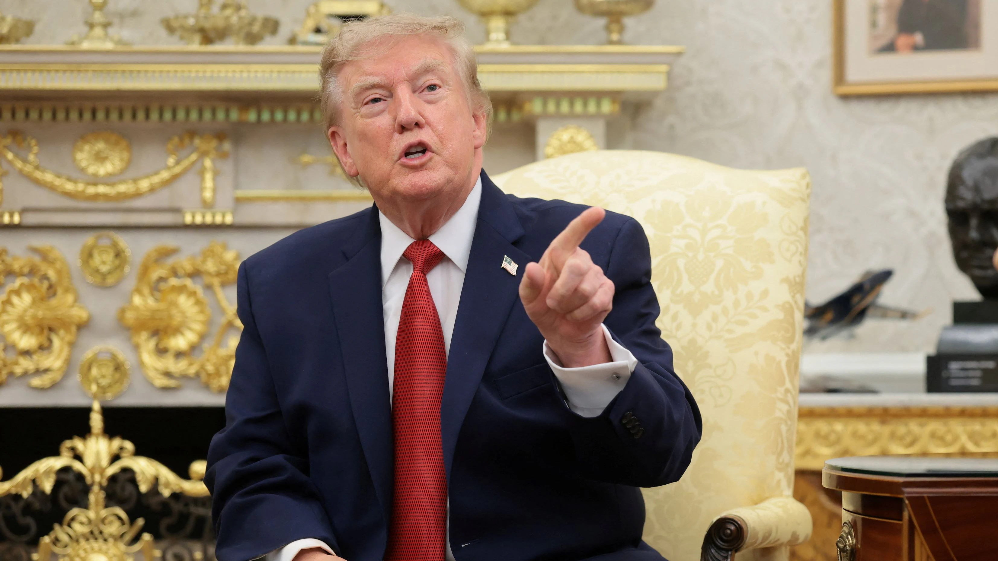 Heute.at - Reporterin stellt Frage – dann platzt Trump der Kragen