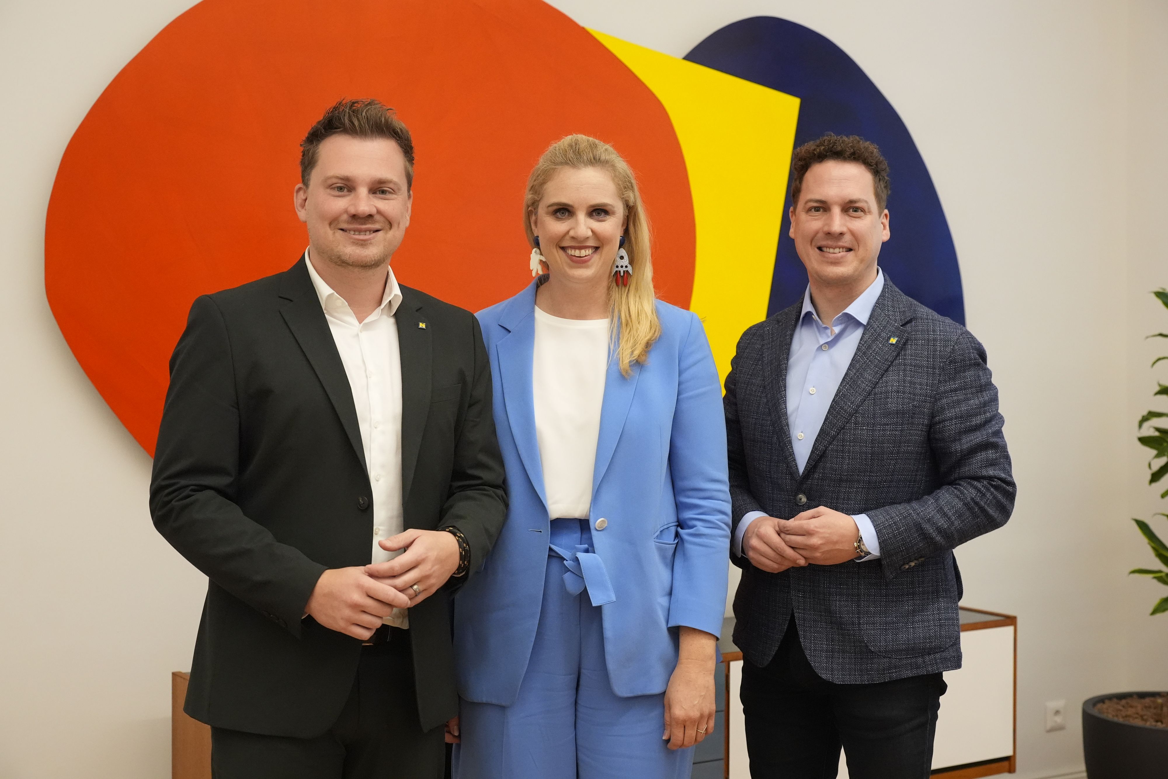 Florian Krumböck (34), Marlene Zeidler-Beck (38), Bernhard Heinreichsberger (36)