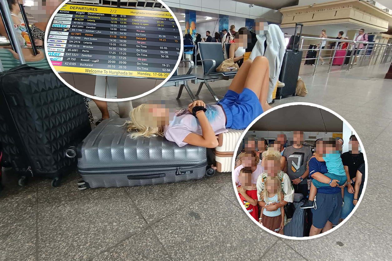 Die Heimreise wurde aufgrund einer Verspätung von über dreißig Stunden zu einer Geduldsprobe.
