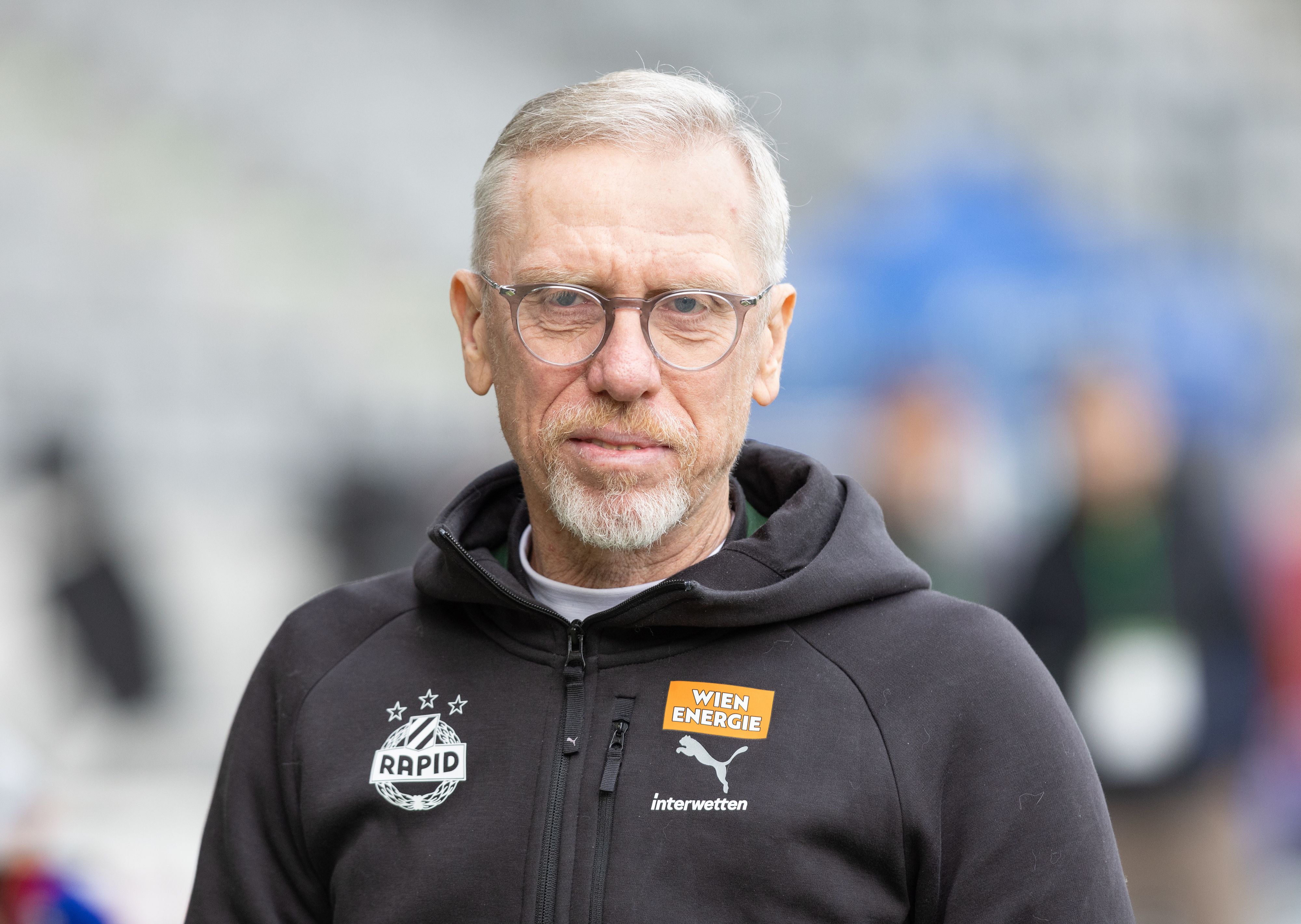 Peter Stöger in seiner Zeit als Rapid-Coach.