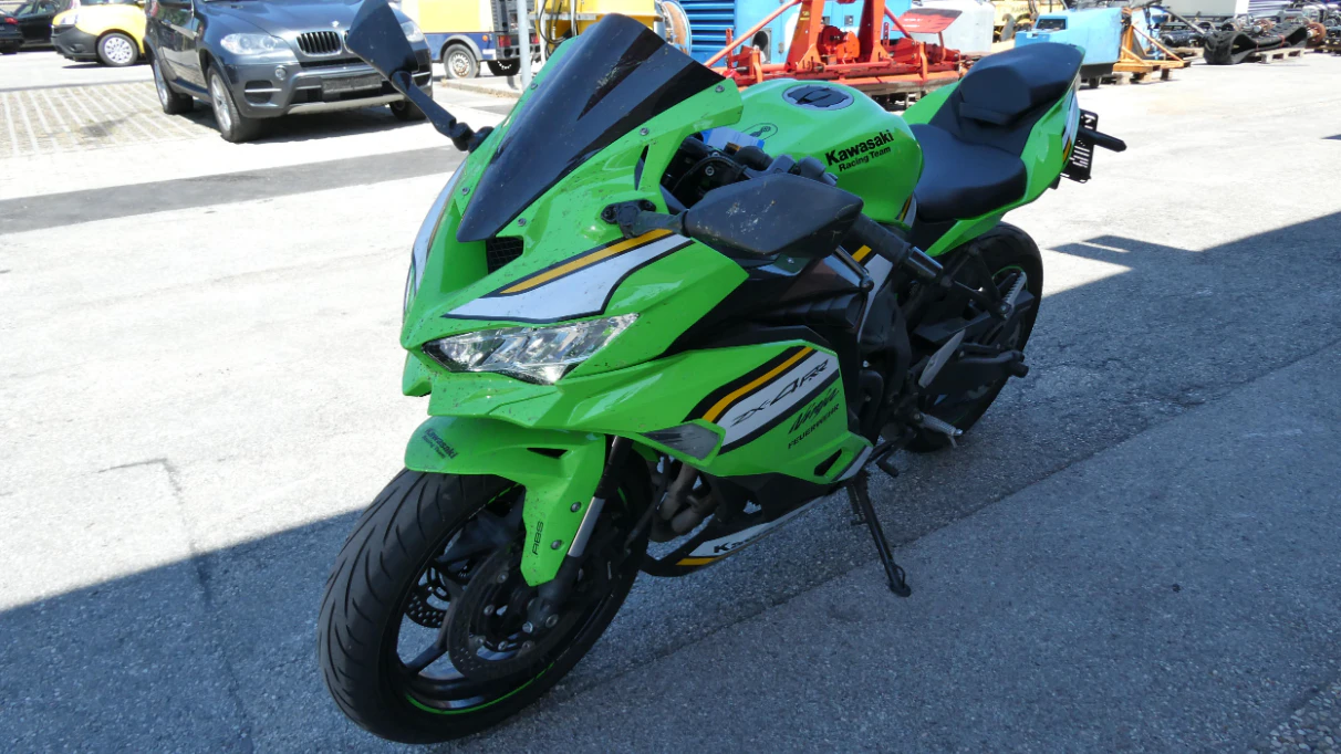 Das grüne Bike wechselt heute den Besitzer.