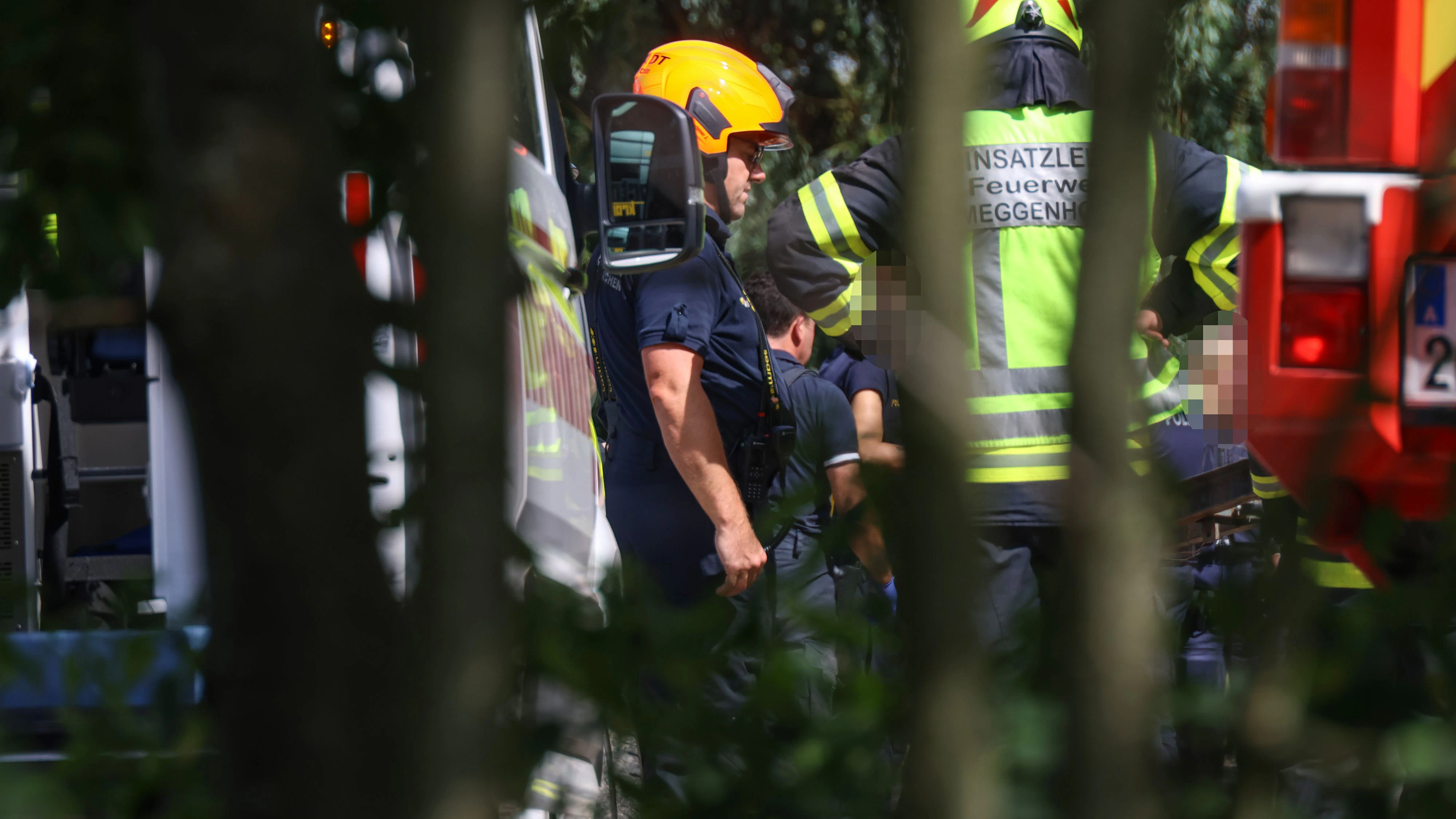 Dramatischer Kampf um das Leben des Arbeiters.