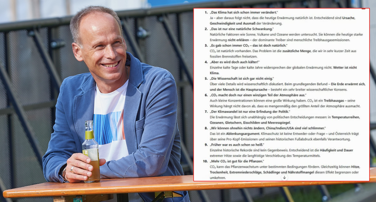 Heute.at - Wadsak hat Nachricht an alle Menschen in Österreich