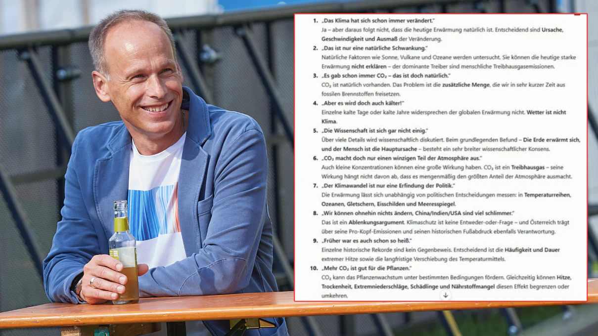 Heute.at - Wadsak hat Nachricht an alle Menschen in Österreich