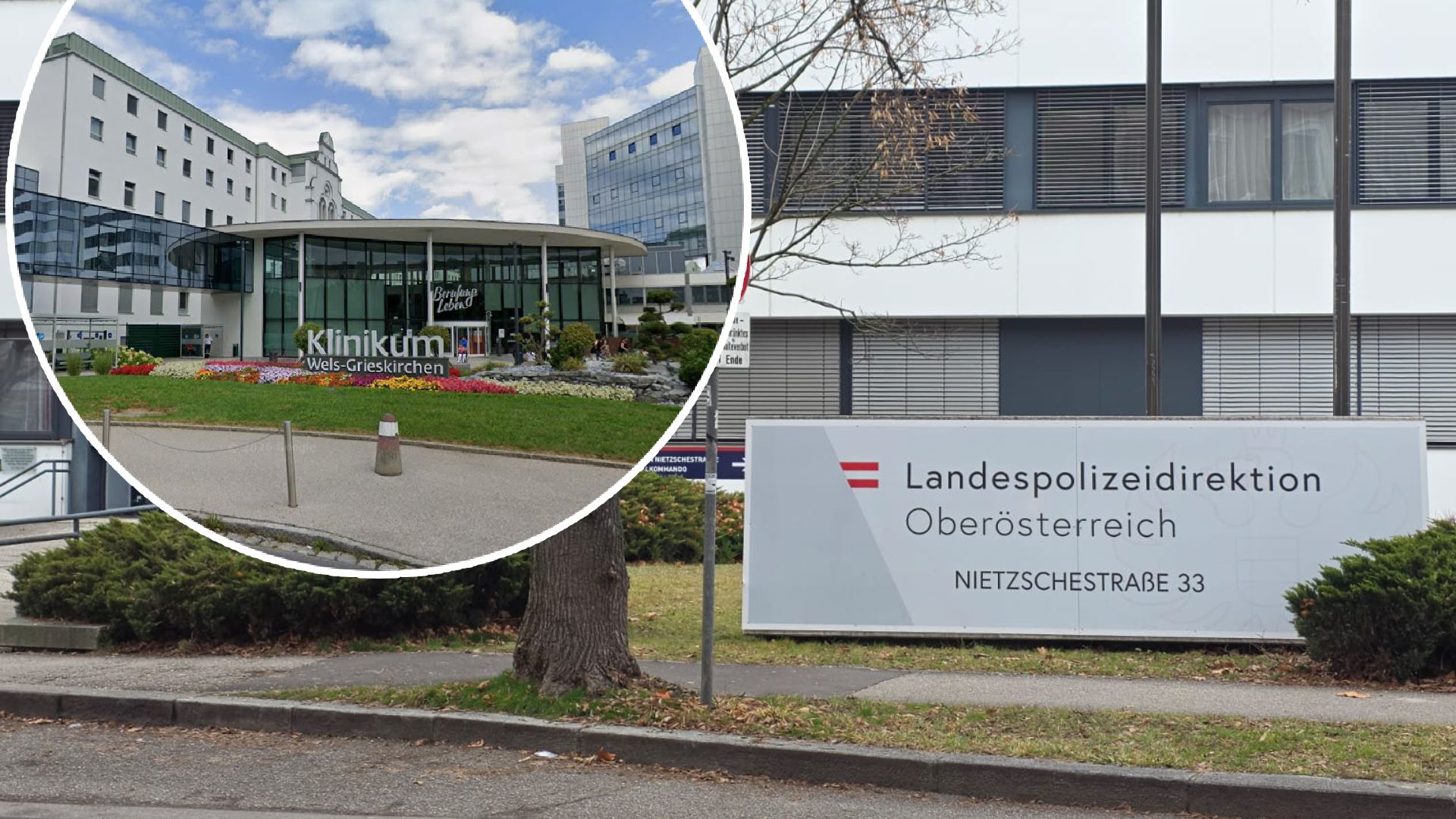 Nach dem brutalen Vorfall im Klinikum Grieskirchen wurde der Verdächtige ins Polizeianhaltezentrum Linz gebracht.