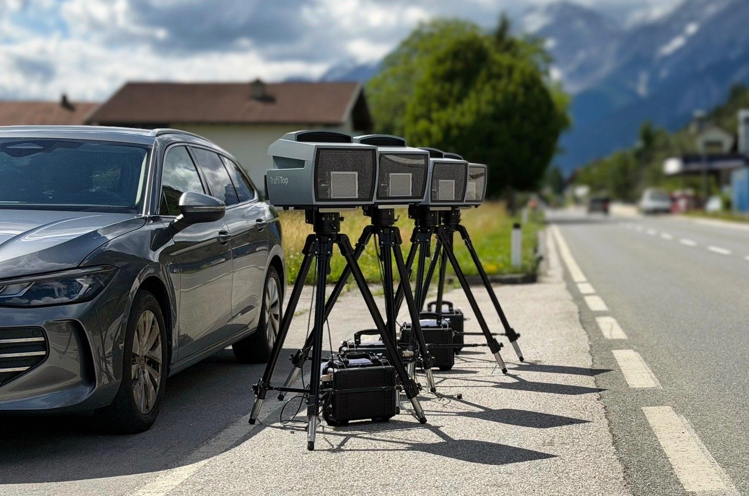 Die neuen Radargeräte der Tiroler Polizei. 