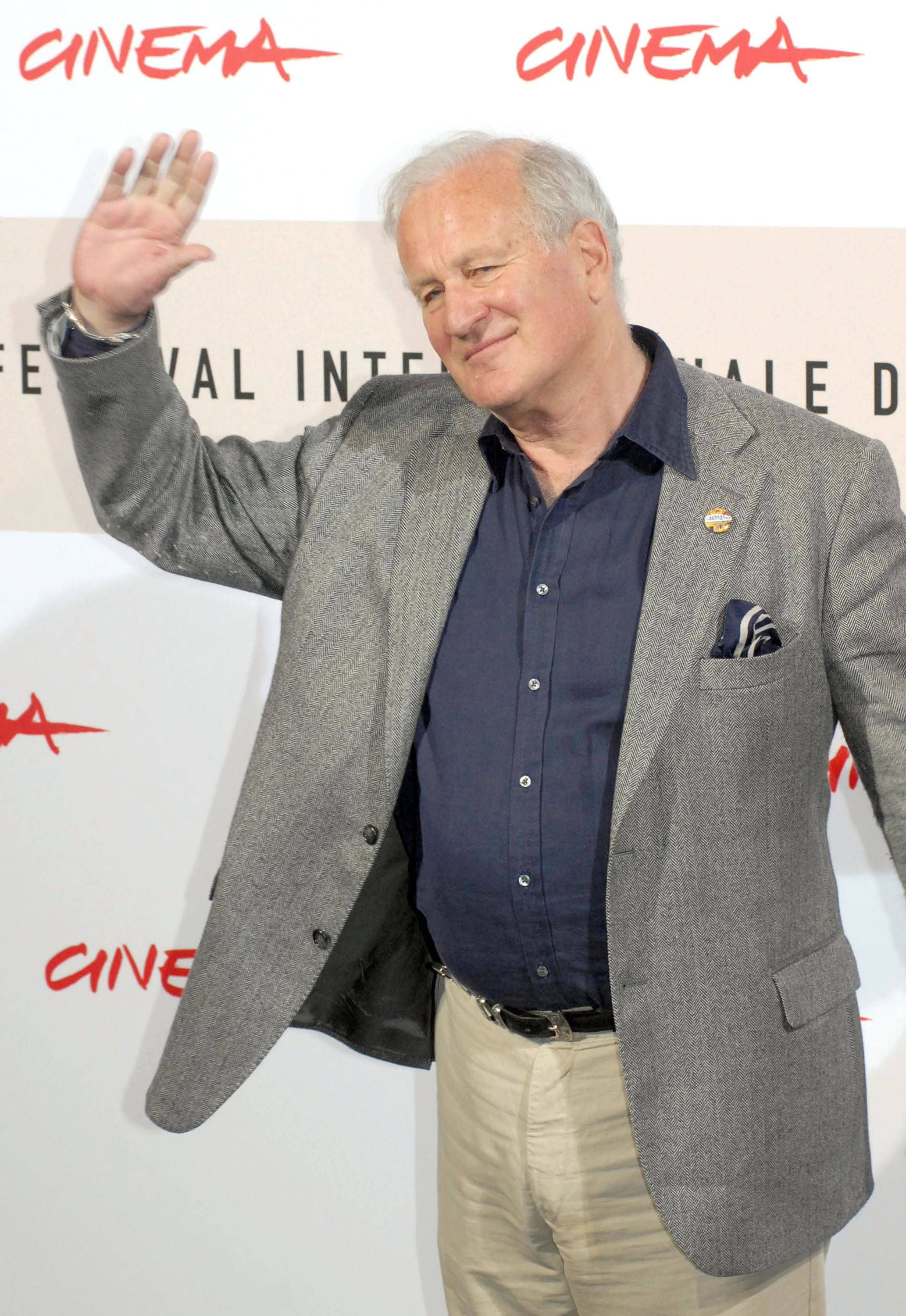 Regisseur <strong>John Irvin</strong> beim International Film Festival in Rom, 2008.