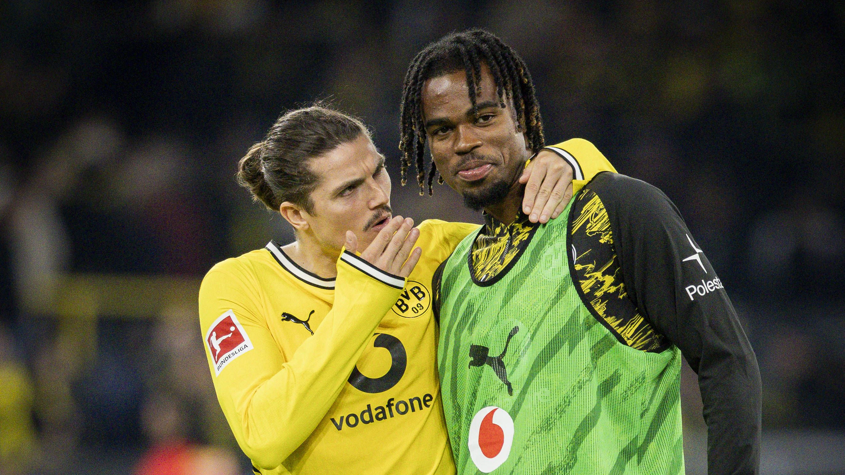 Dortmund, Germany. 8th Mai 2026. Marcel Sabitzer BVB Carney Chukwuemeka BVB Borussia Dortmund - Eintracht Frankfurt 08.05.2026 *** Dortmund, Germany 8th May 2026 Marcel Sabitzer BVB Carney Chukwuemeka BVB Borussia Dortmund Eintracht Frankfurt 08 05 2026