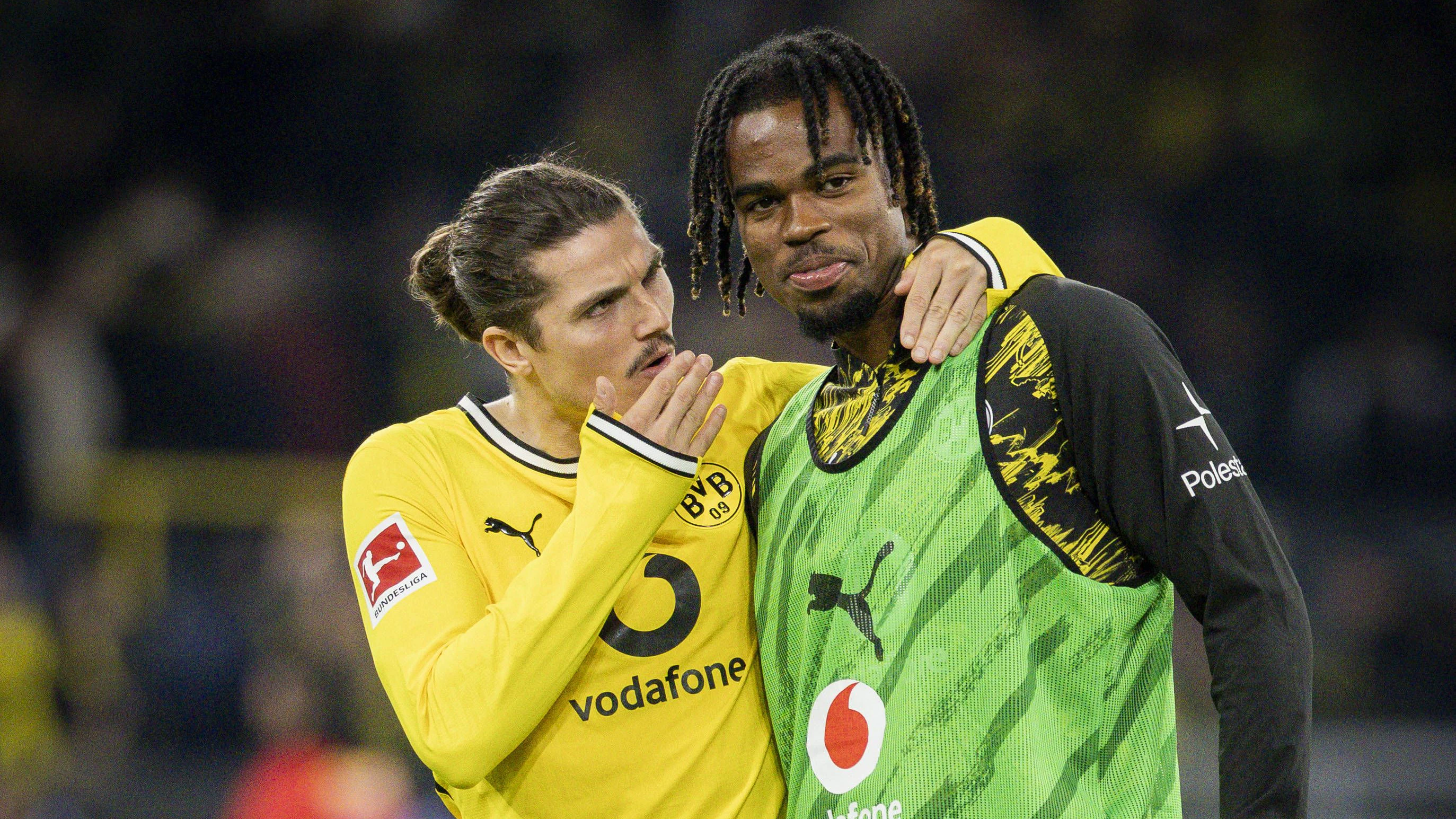 Dortmund, Germany. 8th Mai 2026. Marcel Sabitzer BVB Carney Chukwuemeka BVB Borussia Dortmund - Eintracht Frankfurt 08.05.2026 *** Dortmund, Germany 8th May 2026 Marcel Sabitzer BVB Carney Chukwuemeka BVB Borussia Dortmund Eintracht Frankfurt 08 05 2026
