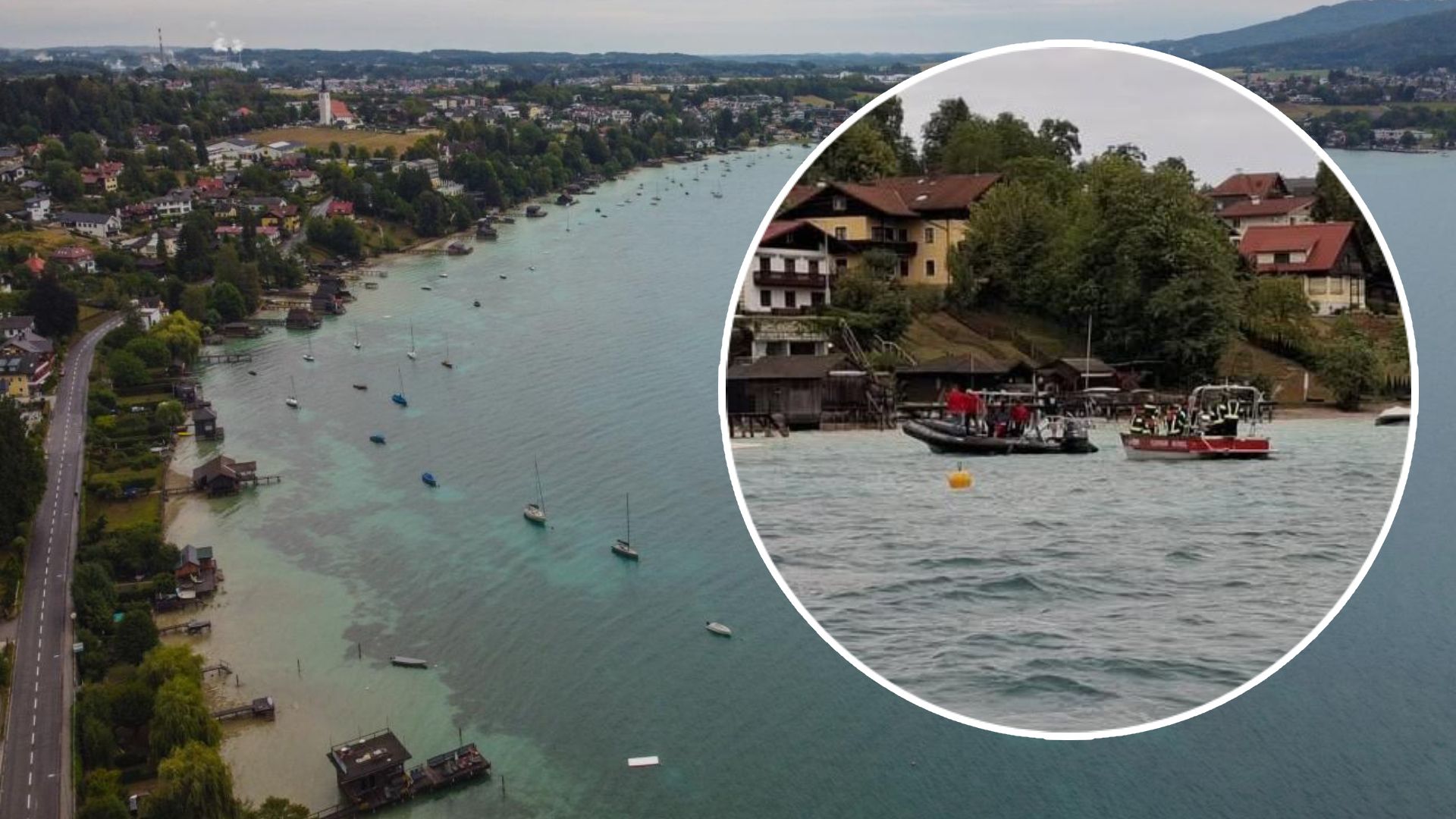 Unter anderem die Feuerwehr Seewalchen und die Wasserrettung suchten nach dem Mann. 